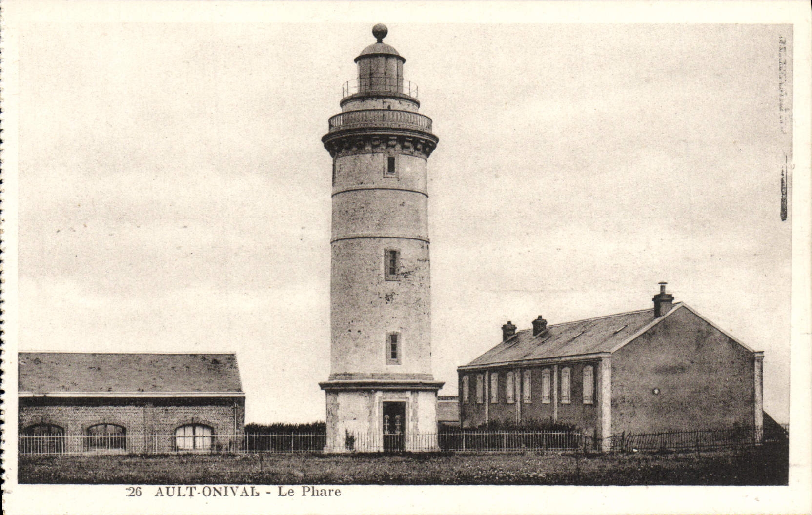 VINTAGE POSTCARD Ault Onival the Lighthouse