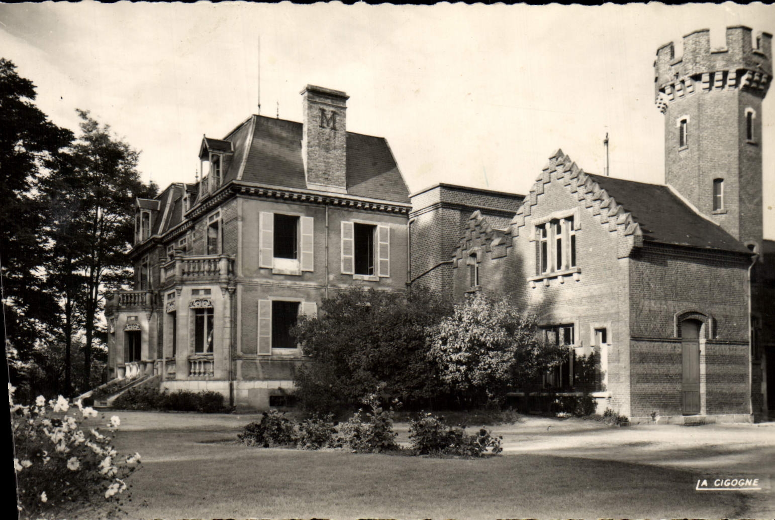 MODERN CARD Sissonne Castle of Garenne departmental Observation sanatorium