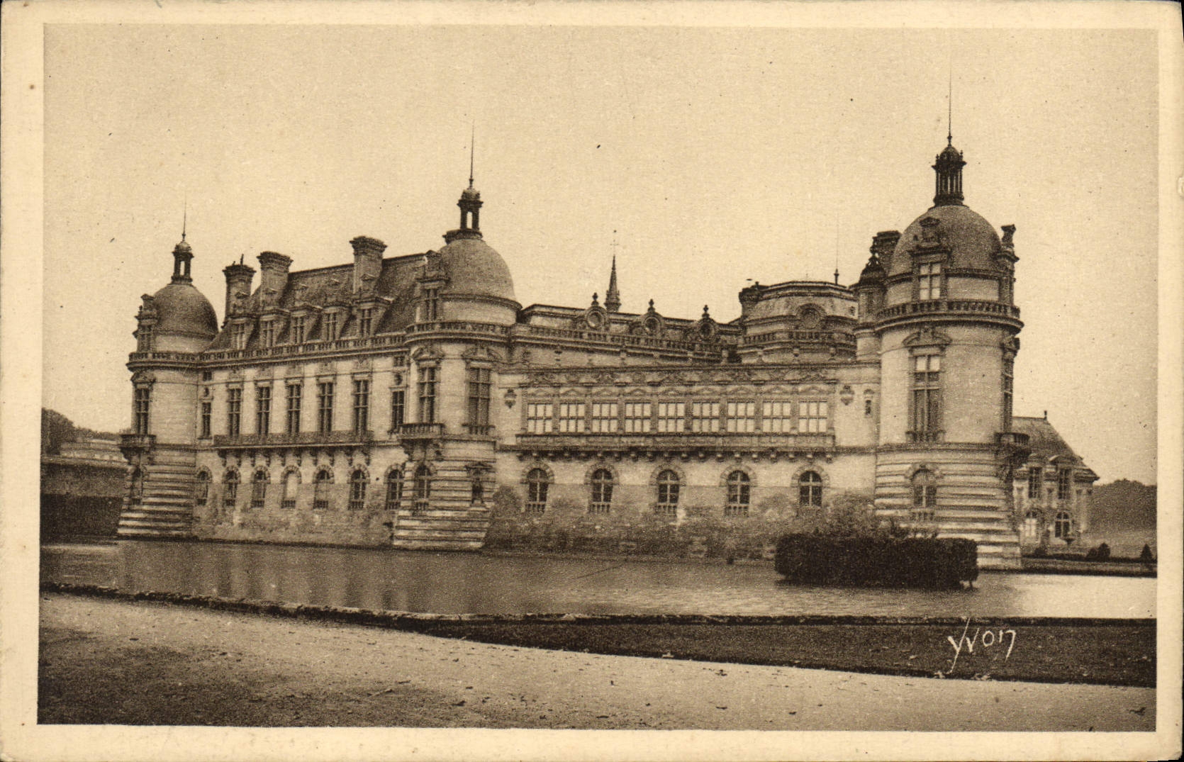 CPA Chateau de Chantilly Facade Nord 