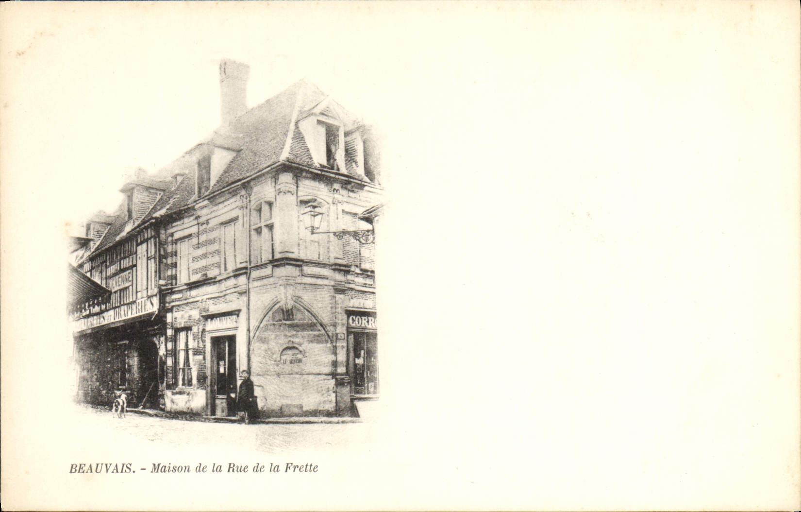 CPA Beauvais Maison de la Rue de la Frette