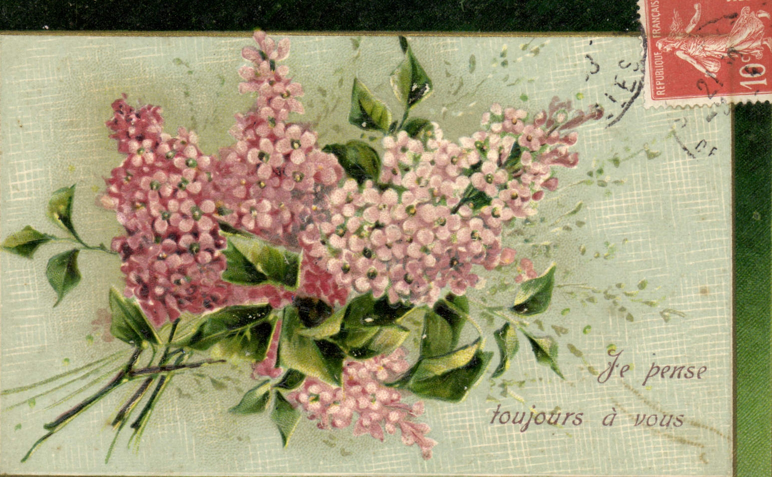 CPA Fantaisie Fleurs 