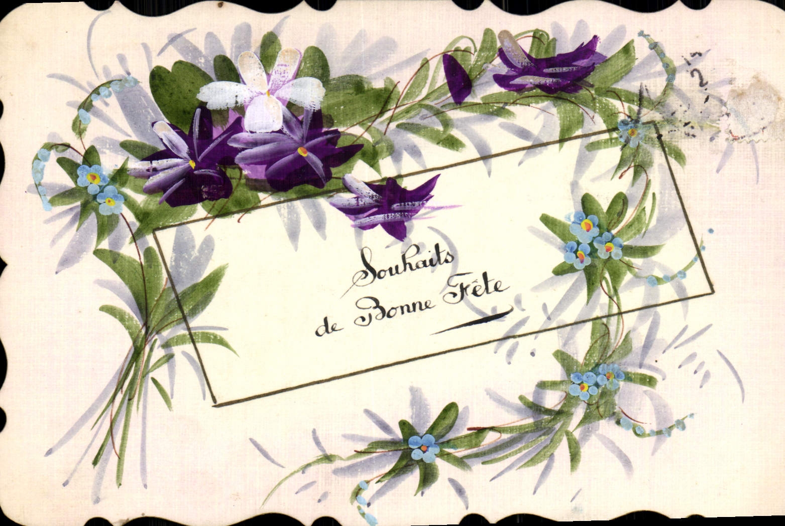 CPA Fantaisie Fleurs