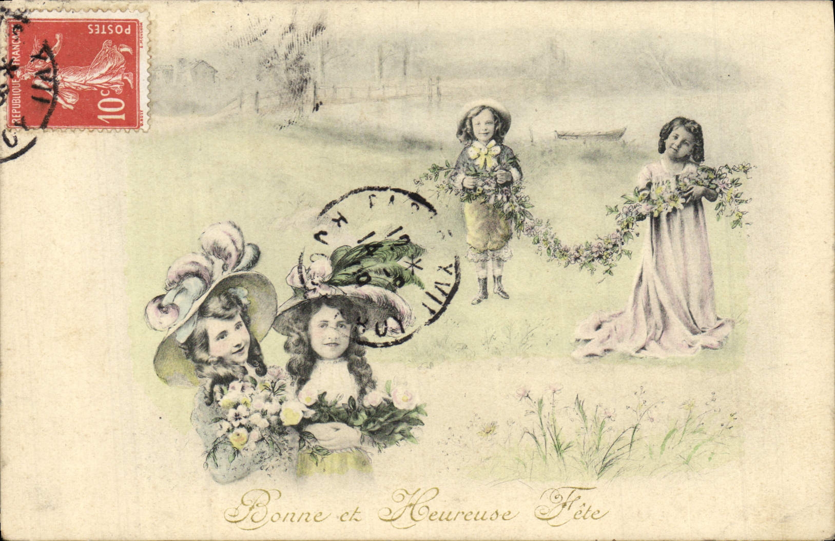 CPA Fantaisie Enfants