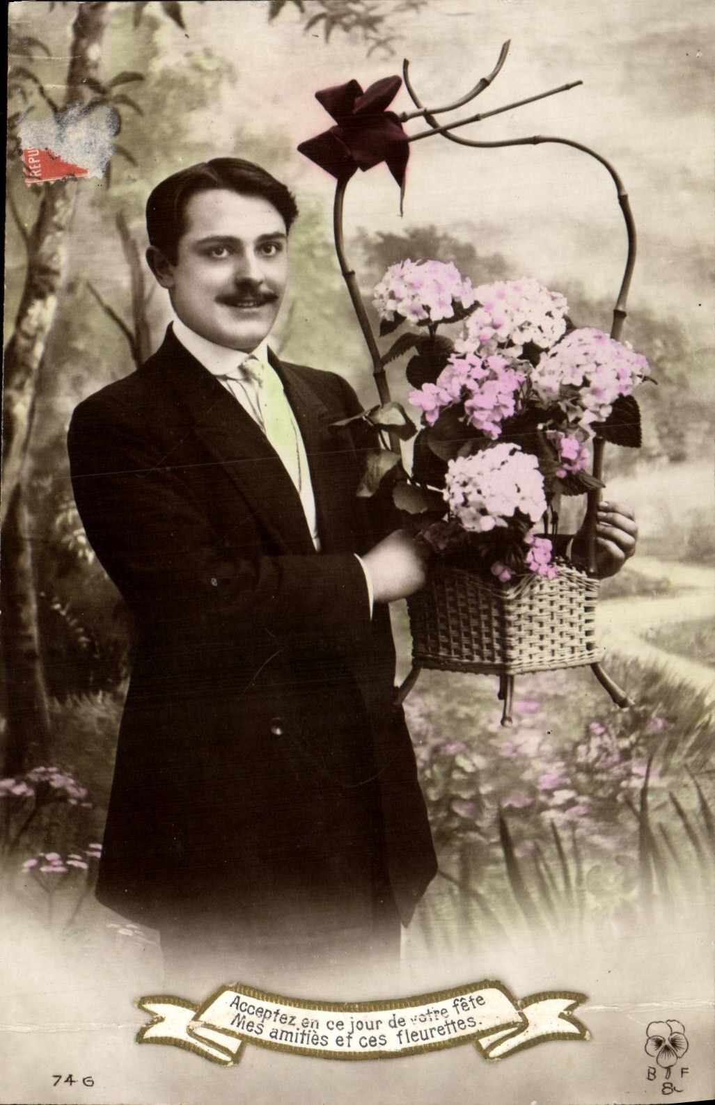 VINTAGE POSTCARD Hommr Fantasy