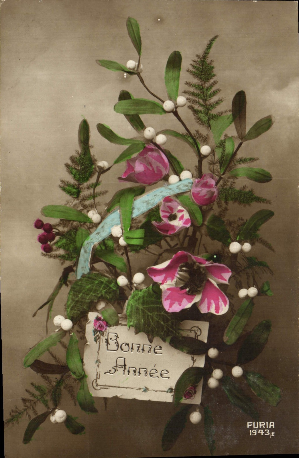 CPA Fantaisie Fleurs