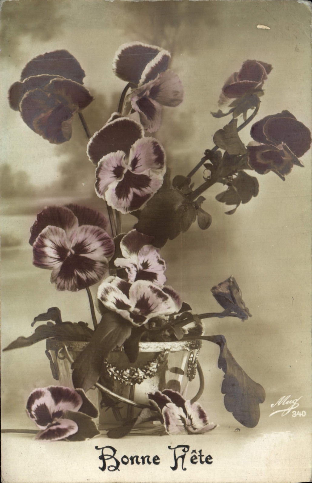 CPA Fantaisie Fleurs