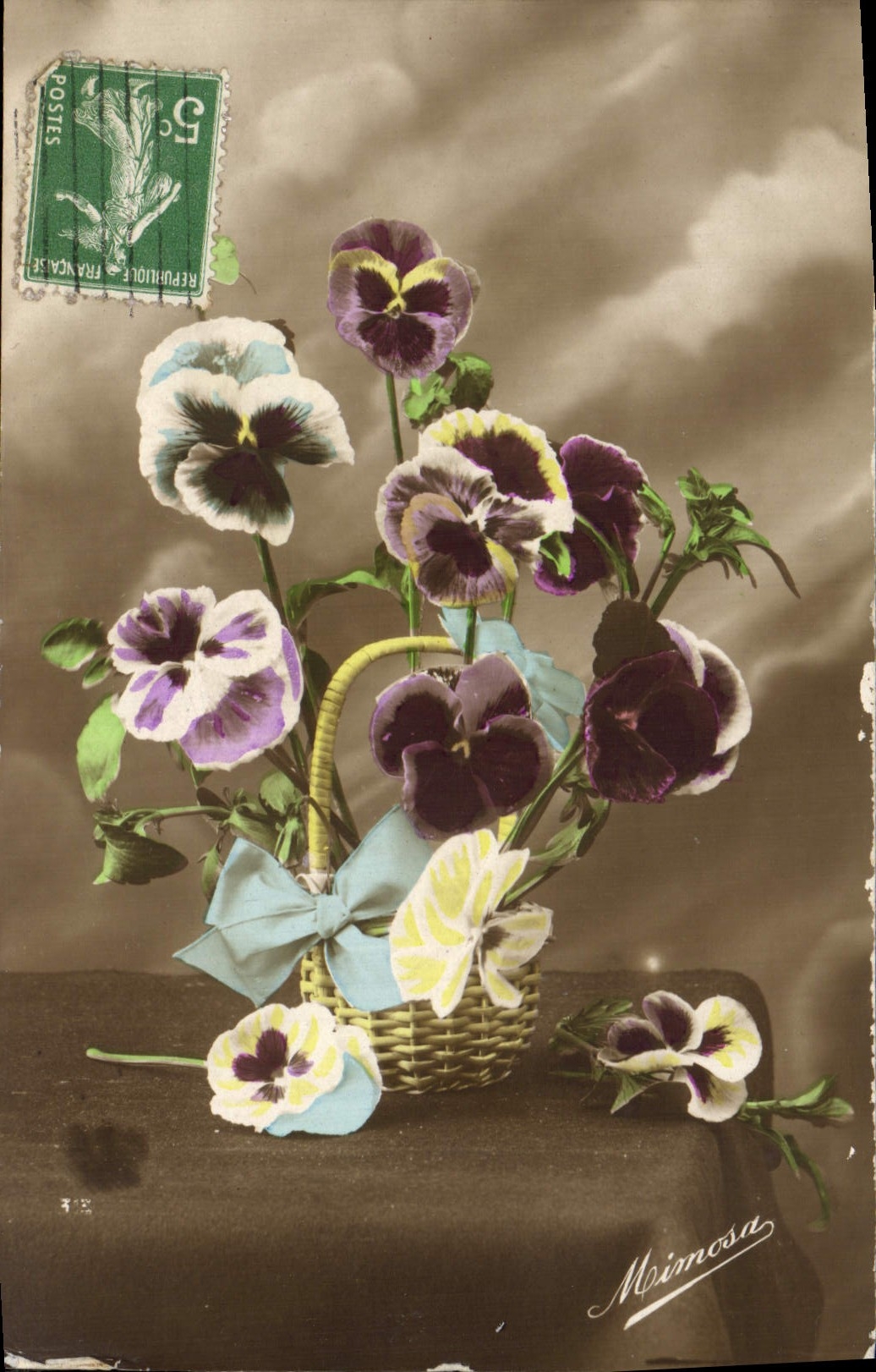 CPA Fantaisie Fleurs 