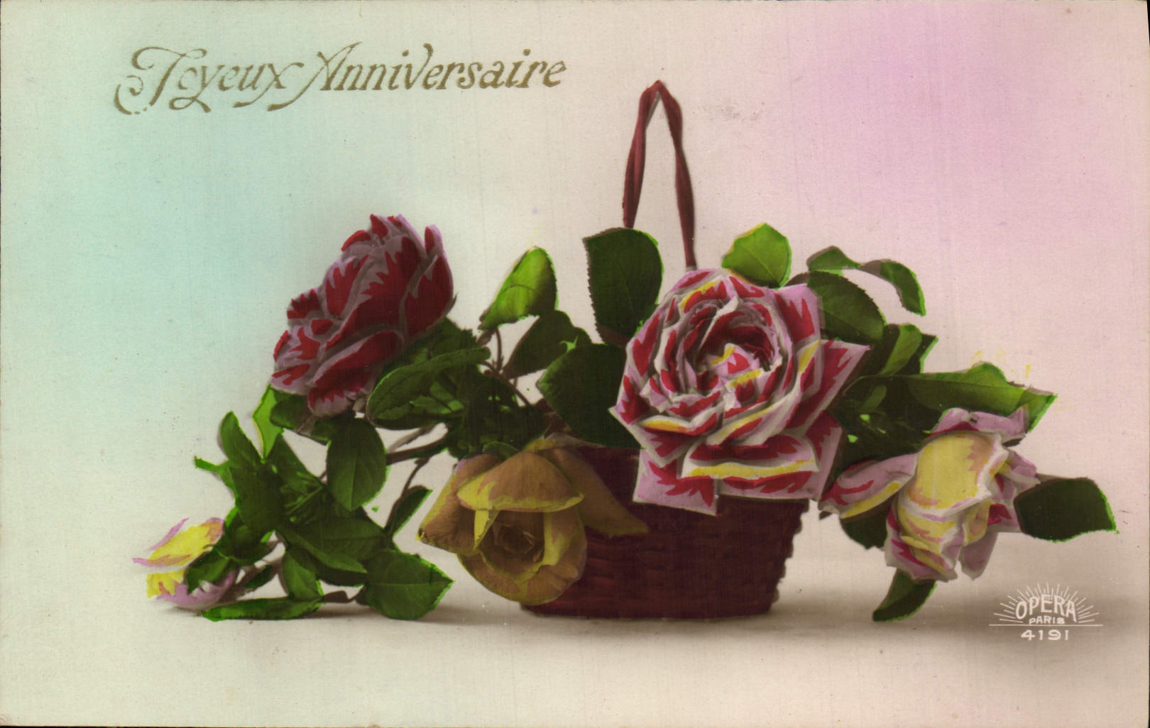 CPA Fantaisie Fleurs