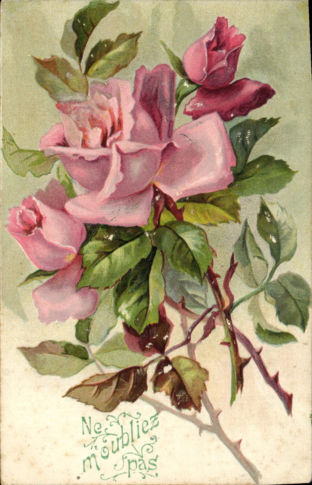 CPA Fantaisie Fleurs 