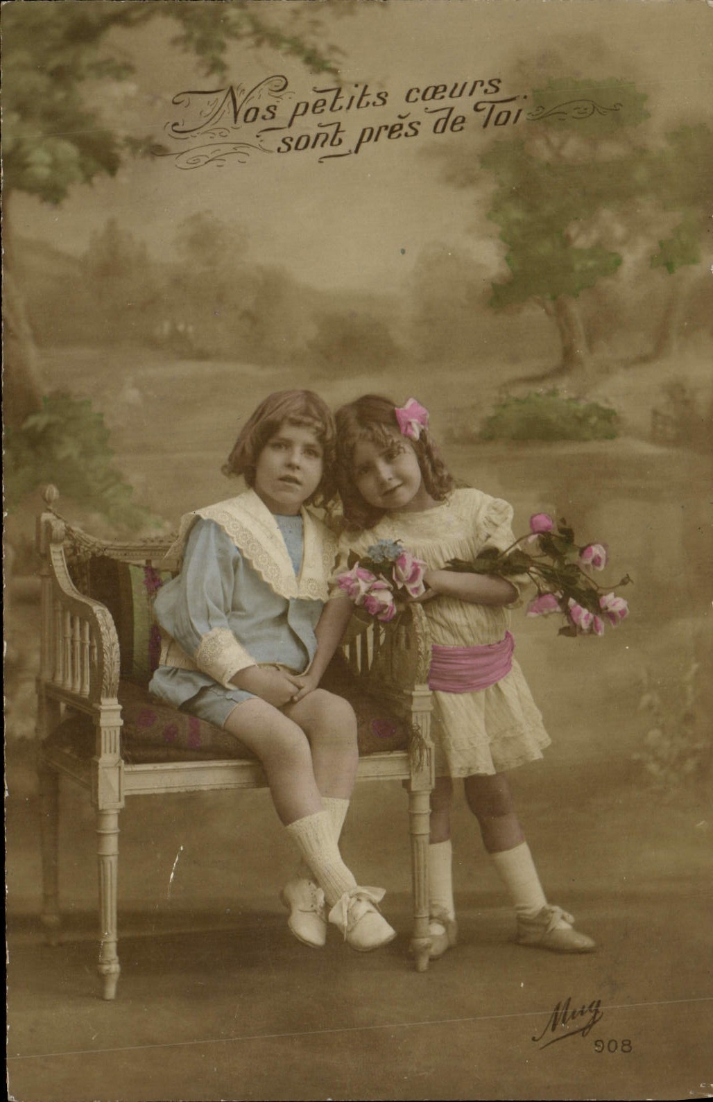 CPA Fantaisie Enfants