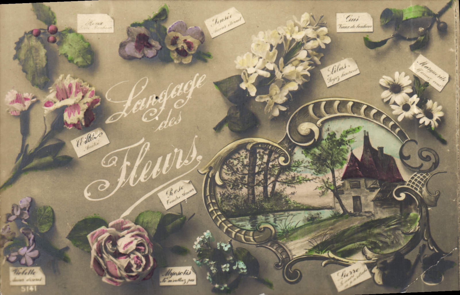 CPA Fantaisie Fleurs 