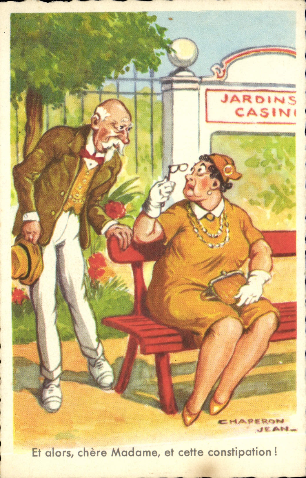 CPA Fantaisie Humour Jean Chaperon