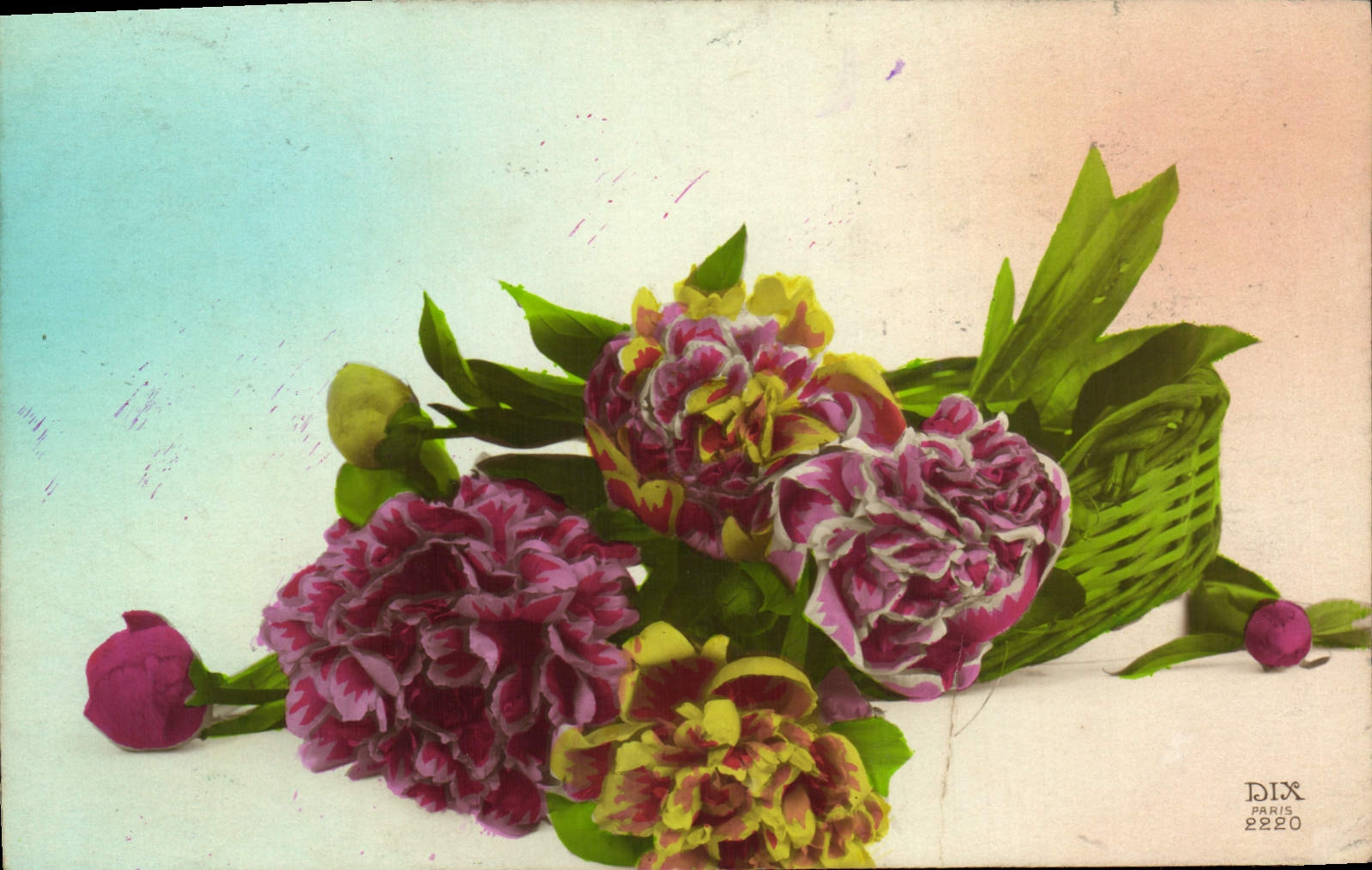 CPA Fantaisie Fleurs