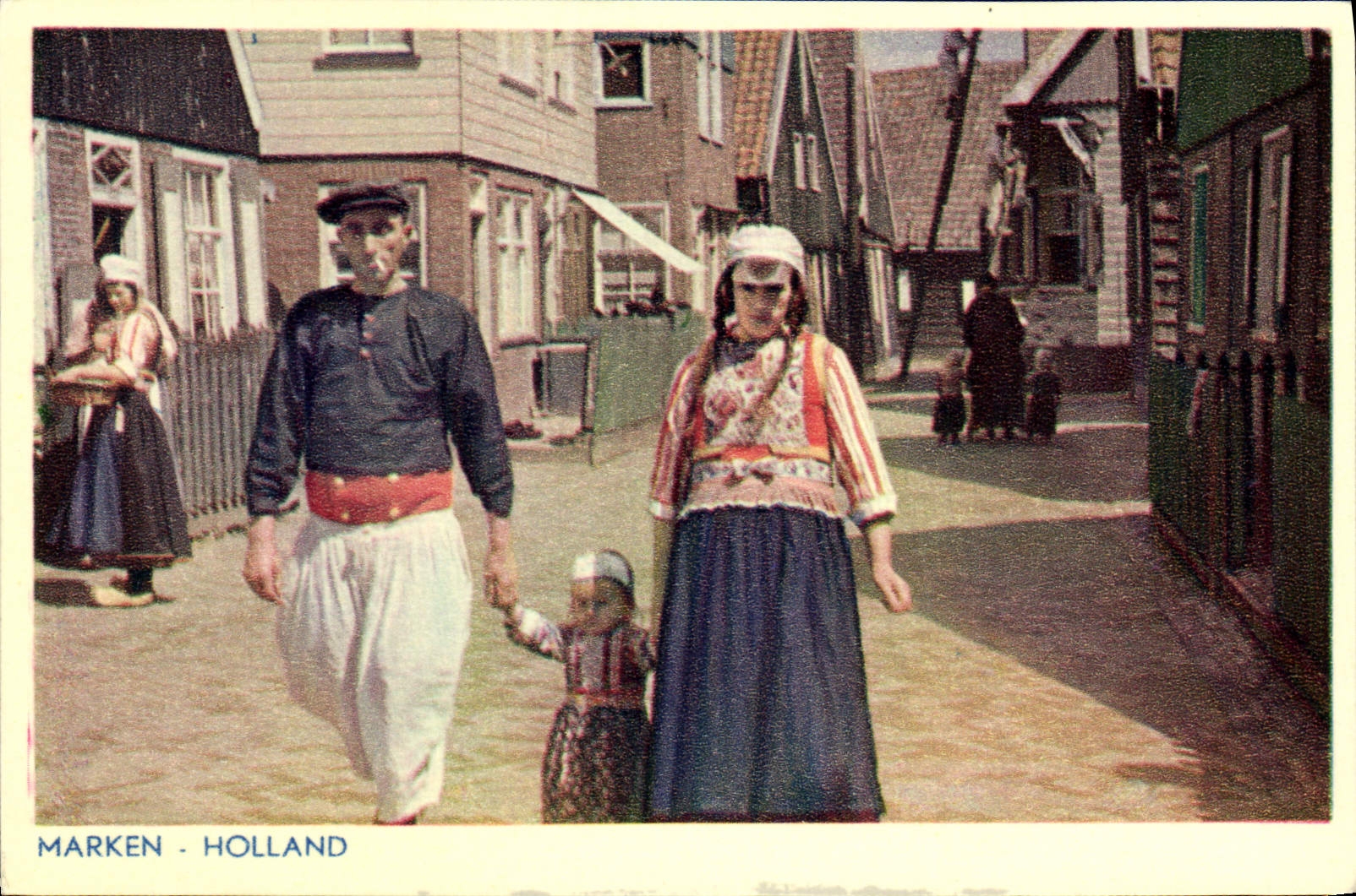 CPA Marken Holland Folklore