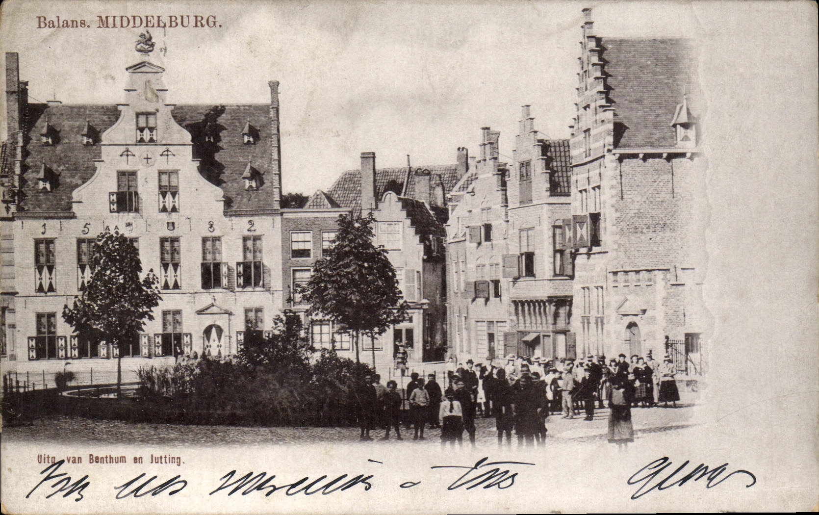 VINTAGE POSTCARD Balans Middelburg