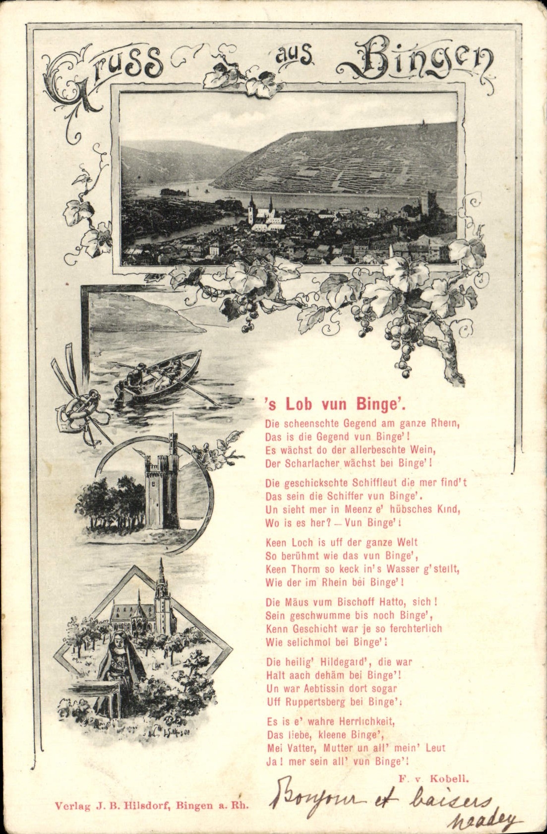 CPA Gruss aus Bingen