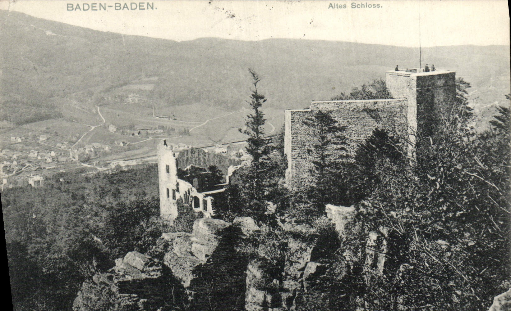 CPA Baden Baden Altes Schloss