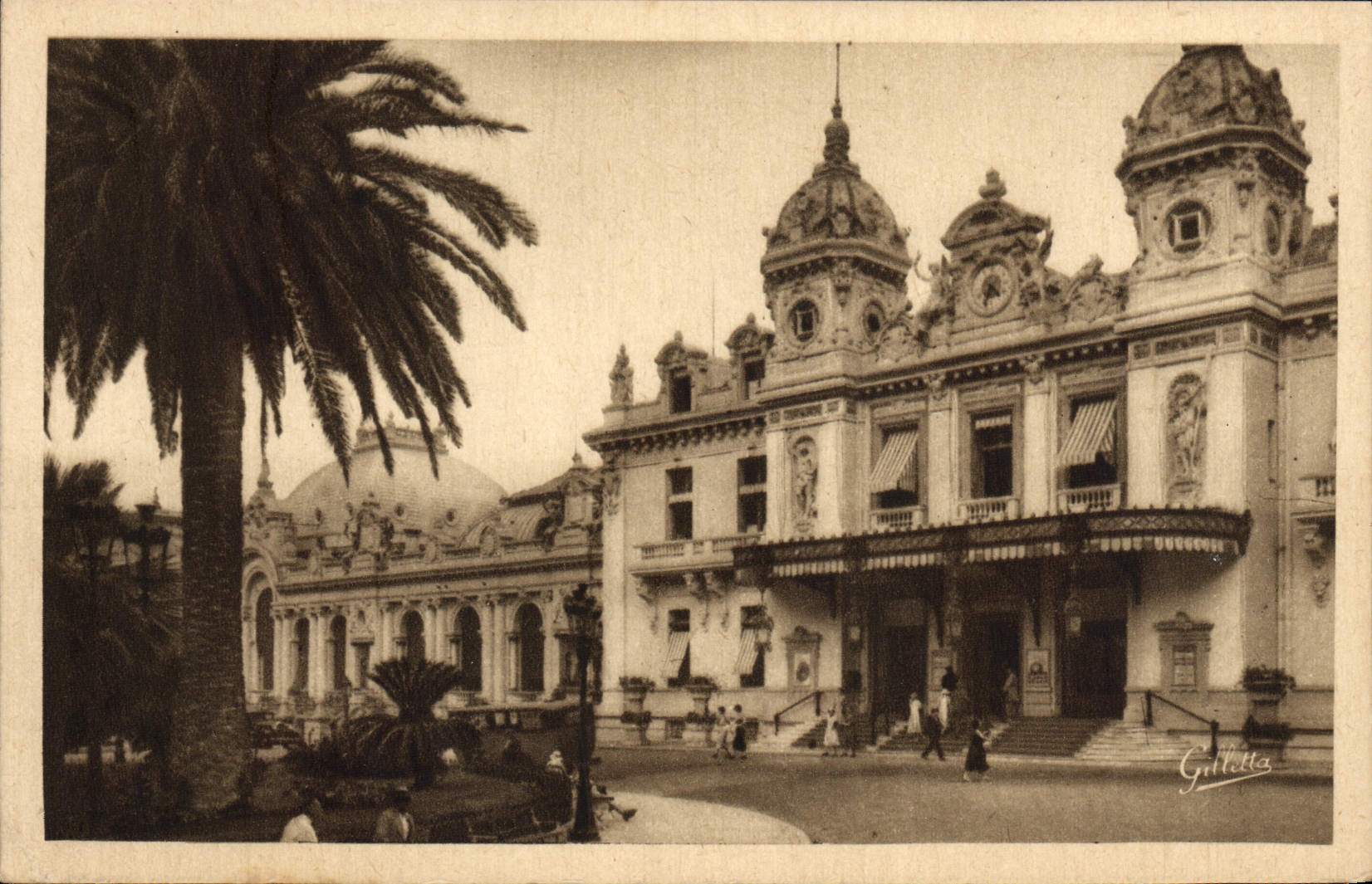 VINTAGE POSTCARD Monaco the Casino