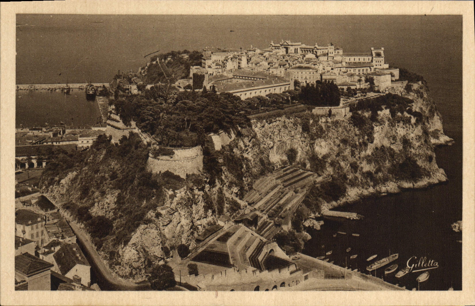 CPA Monaco Le rocher