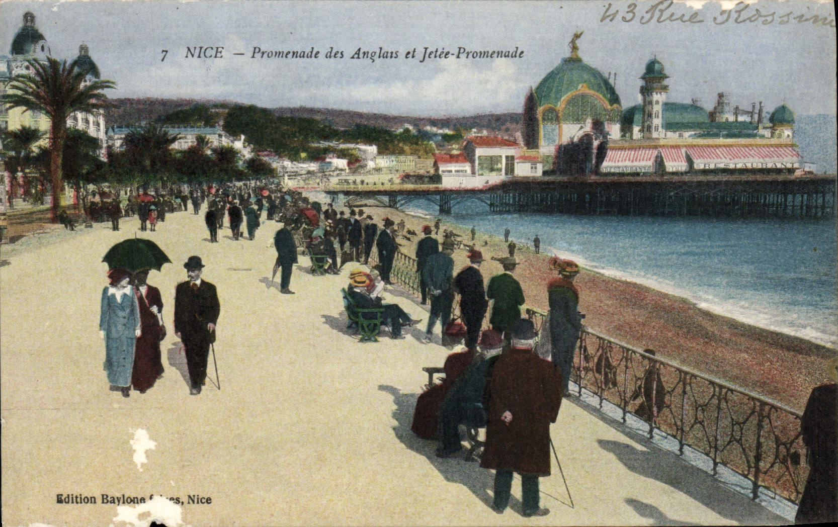 CPA Nice Promenade des Anglans et Jetee Promenade