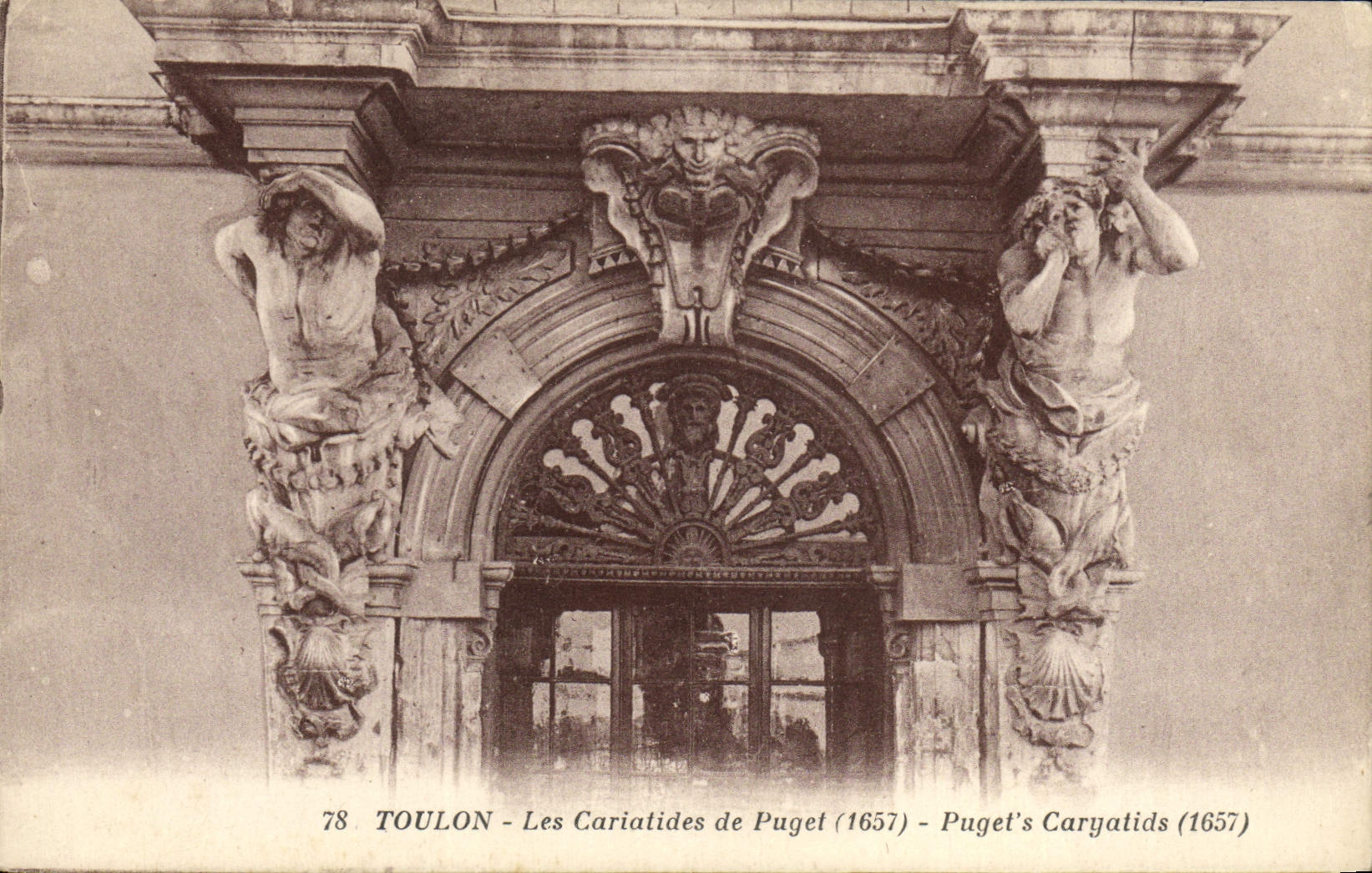 CPA Toulon Les Cariatides de Puget 
