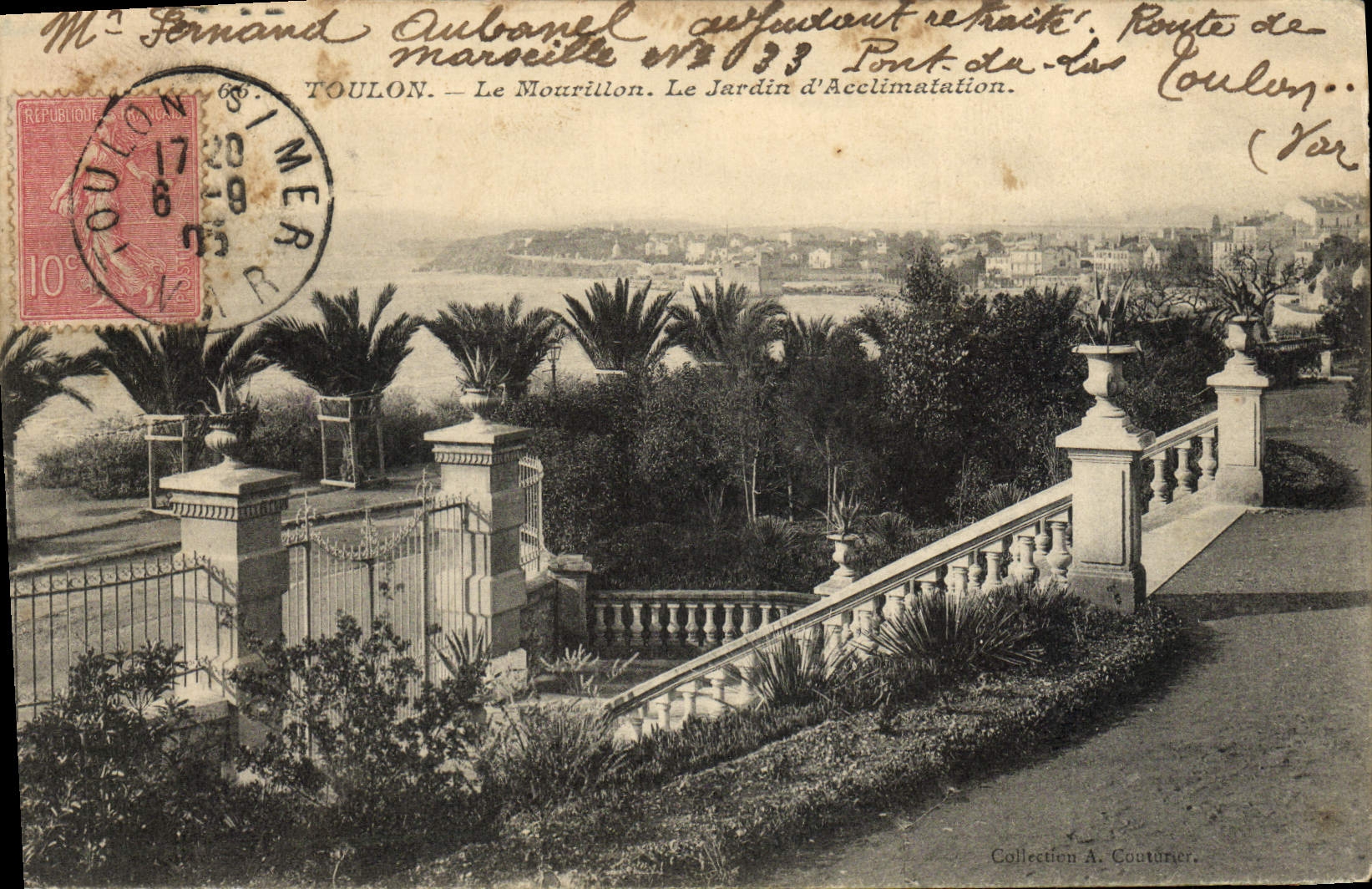 CPA Toulon Le Mourillon Le jardin d'acclimatation
