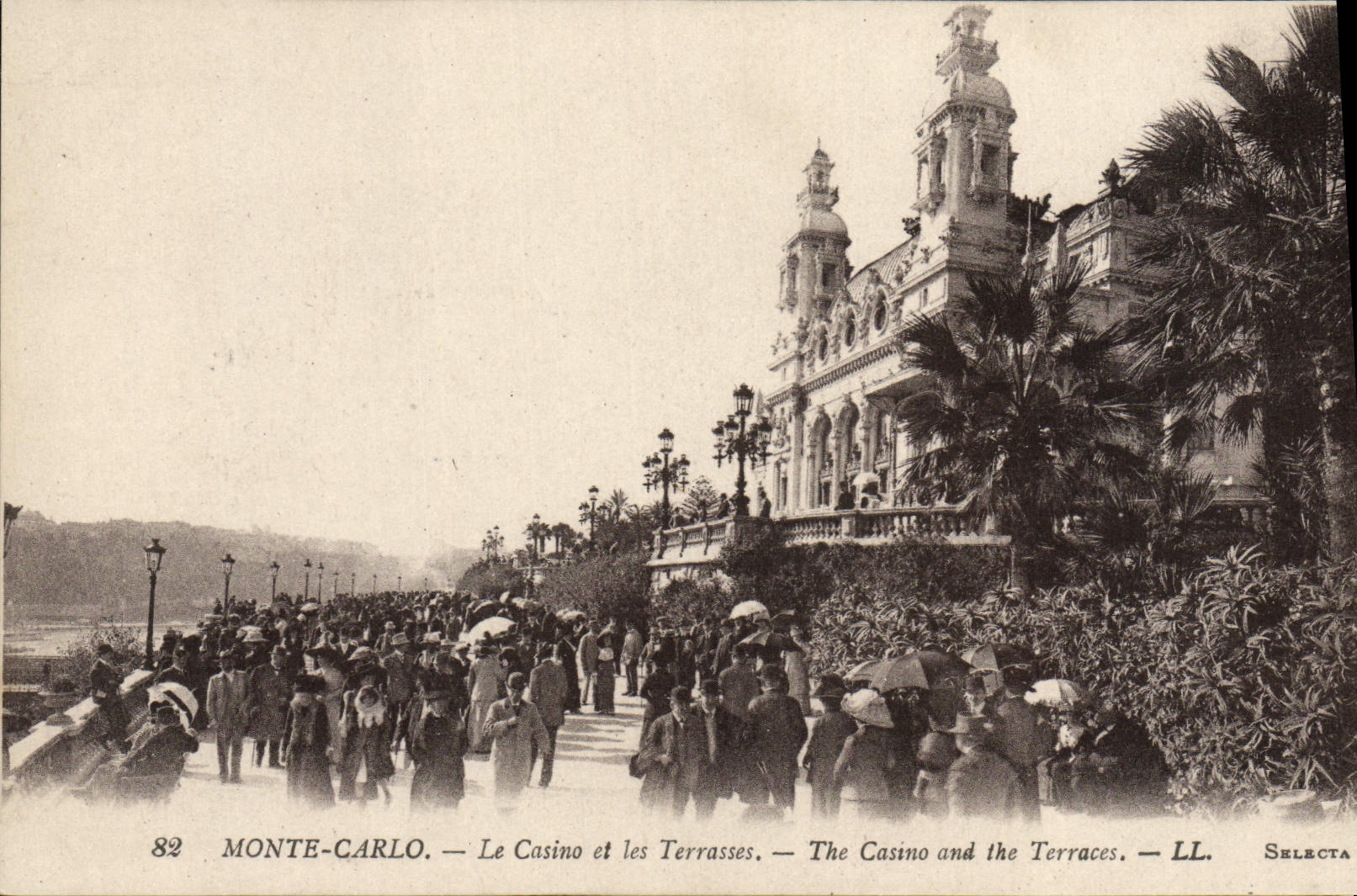 CPA Monte Carlo Le Casino et les terrasses
