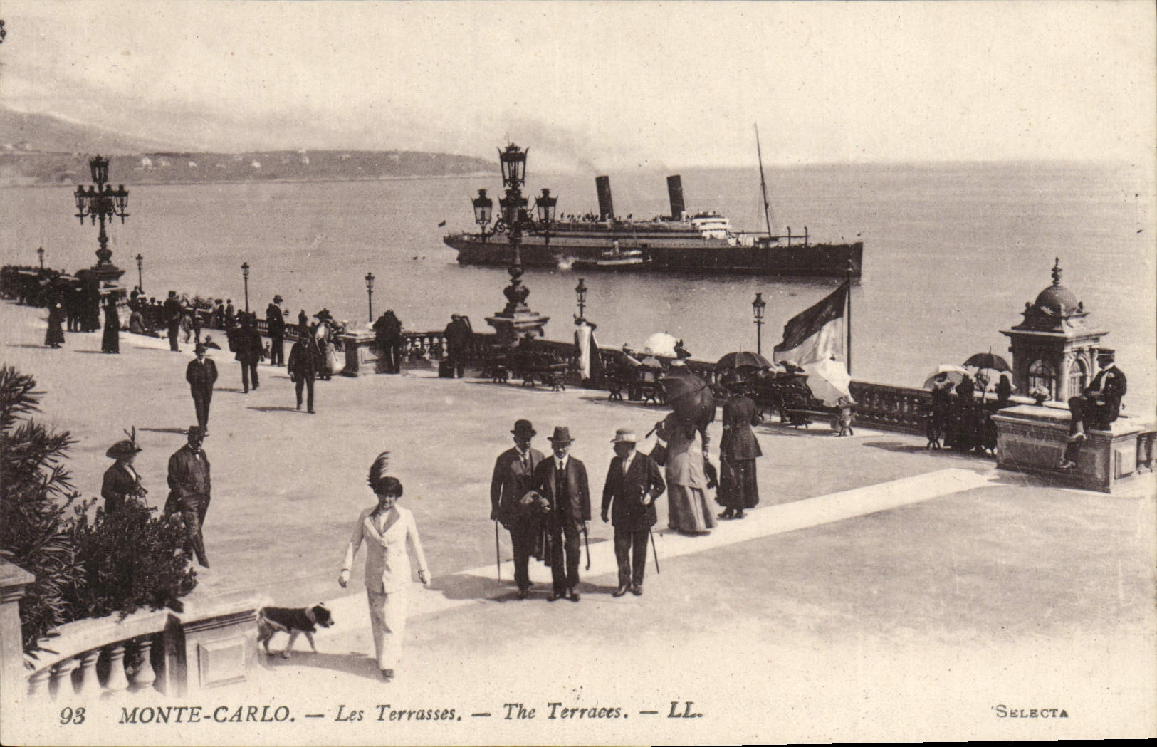 CPA Monte Carlo Casino Les Terrasses Bateau