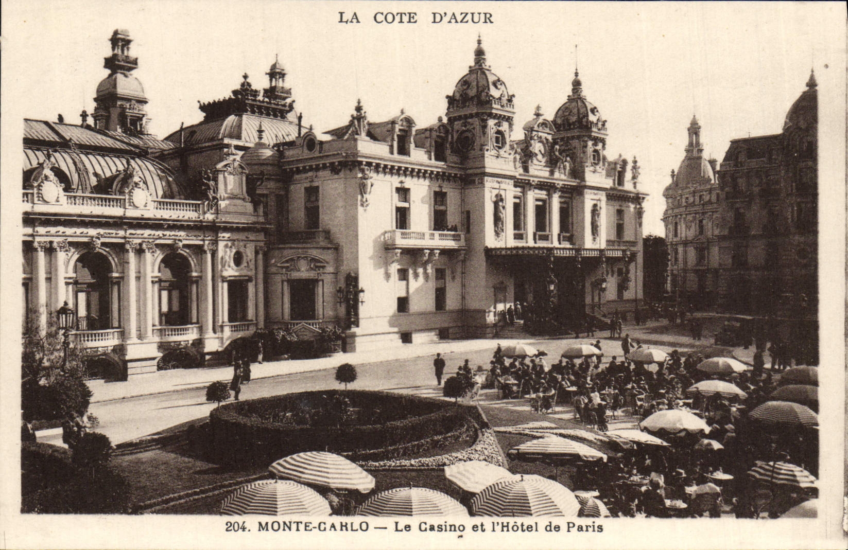 CPA Monte Carlo Le Casino et L'Hotel de Paris