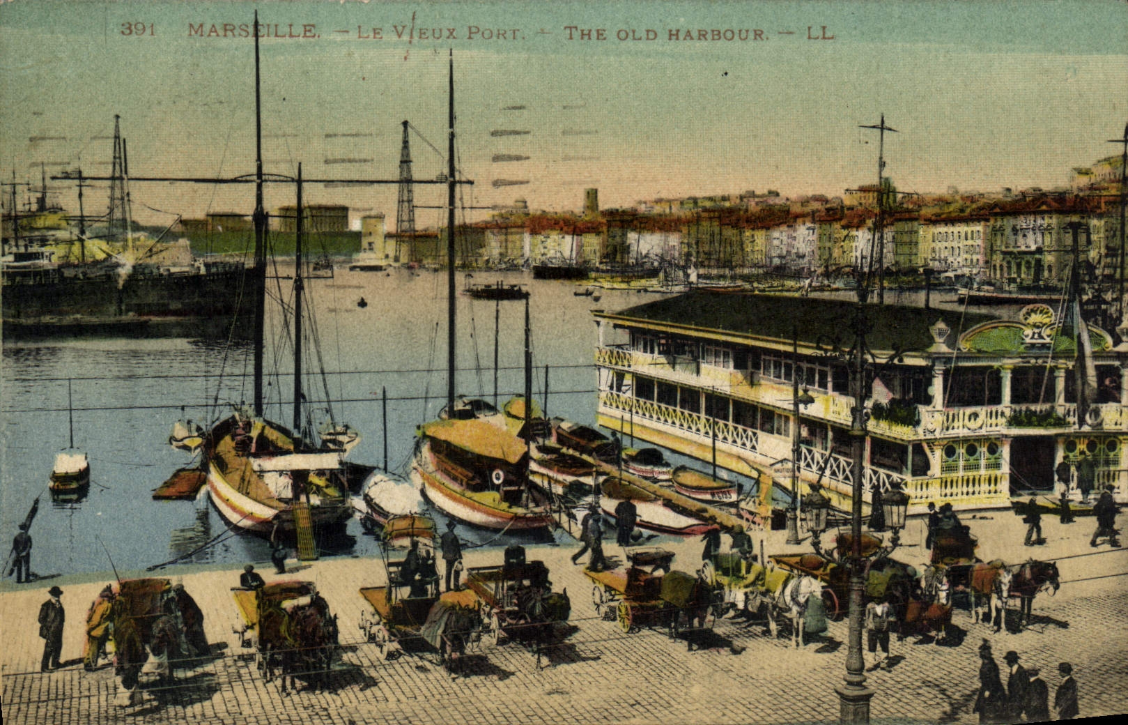 CPA Marseille Le Vieux Port Bateaux