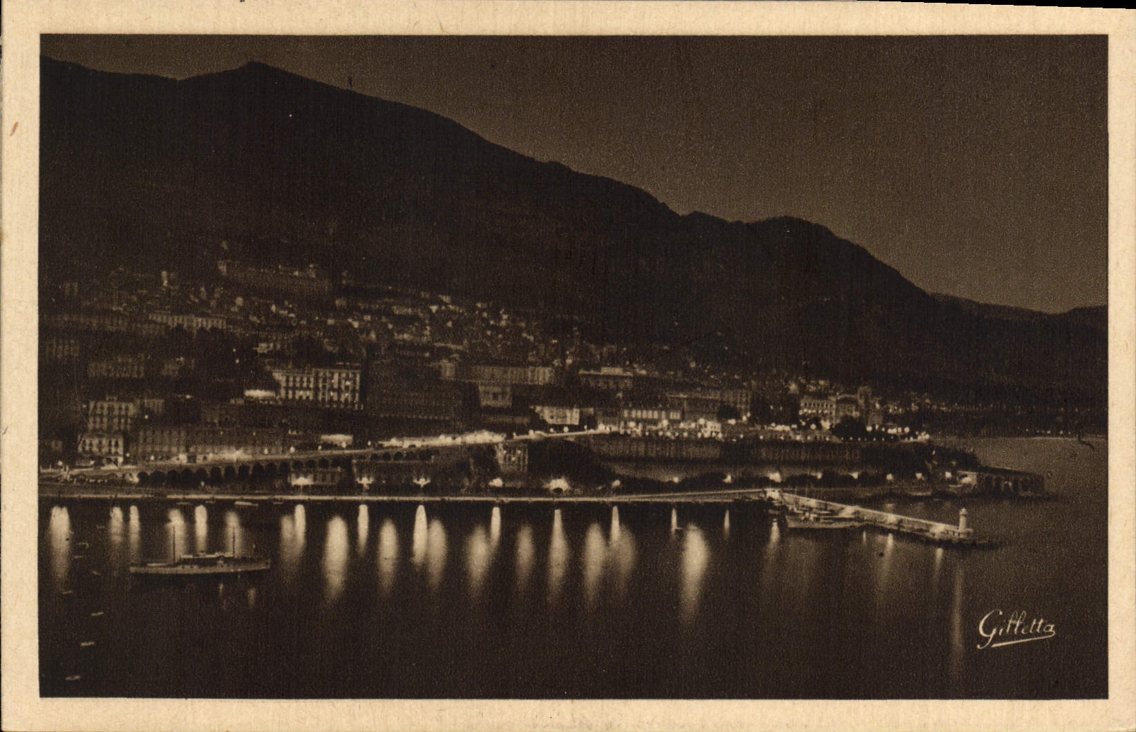 CPA Monte Carlo La nuit