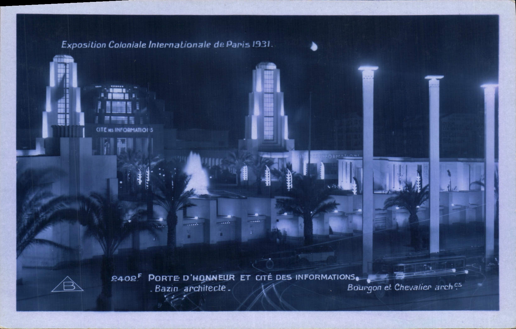 CPA Exposition Coloniale Internationale de Paris 1931 Porte d'honneur et cite des informations