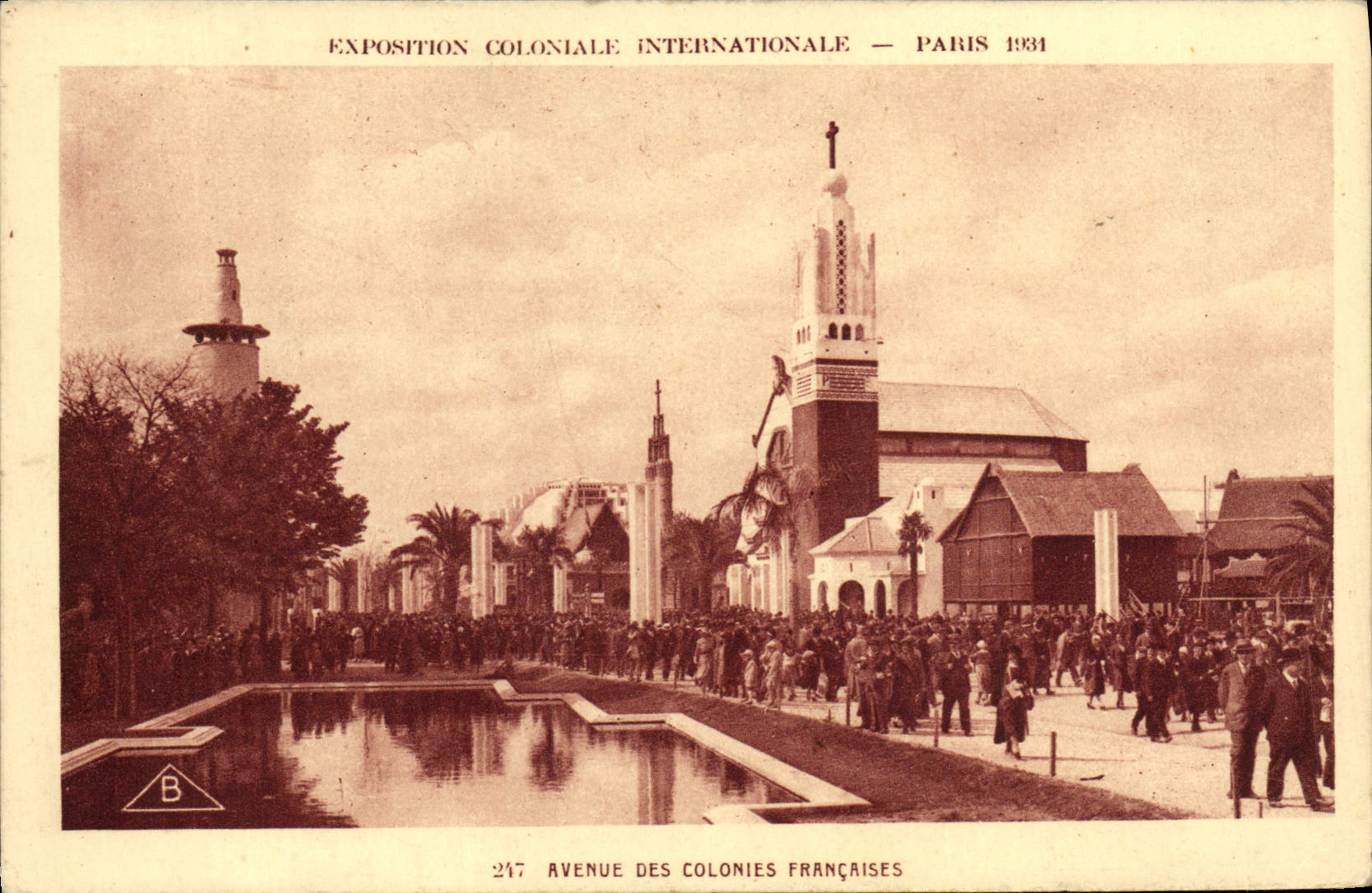 CPA Exposition Coloniale Internationale De Paris 1931 Avenue des Colonies Francaises