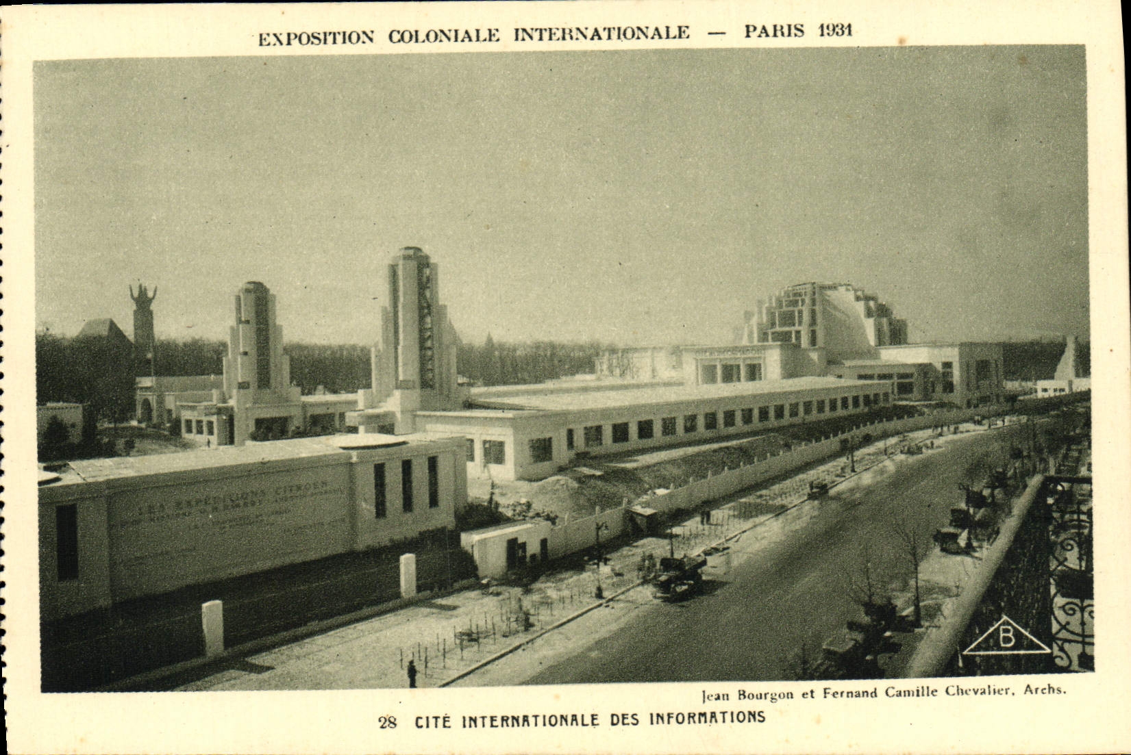CPA Exposition Coloniale Internationale De Paris 1931 Cite internationale des informations