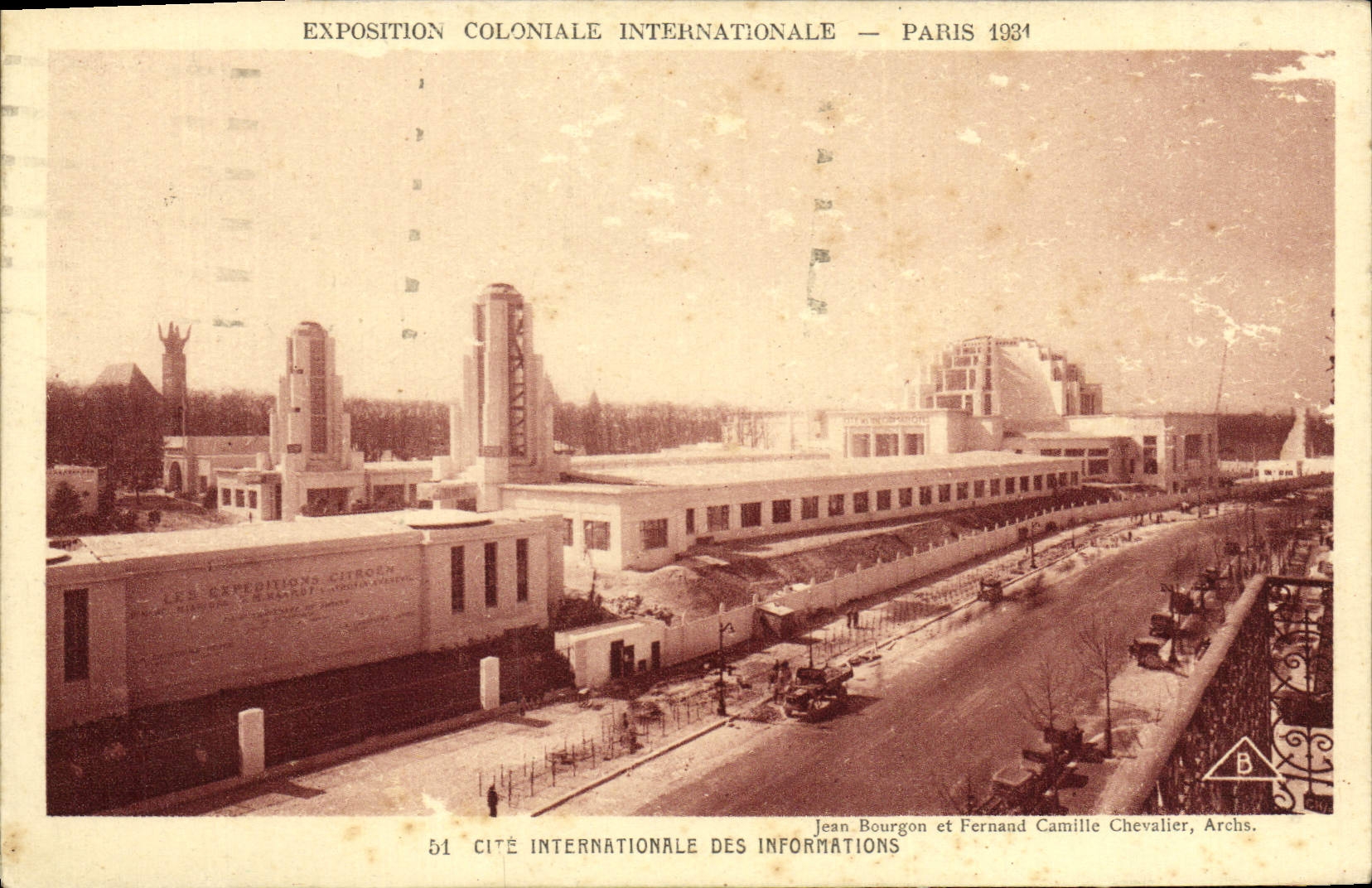 CPA Exposition Coloniale Internationale De Paris 1931 Cite internationale des informations