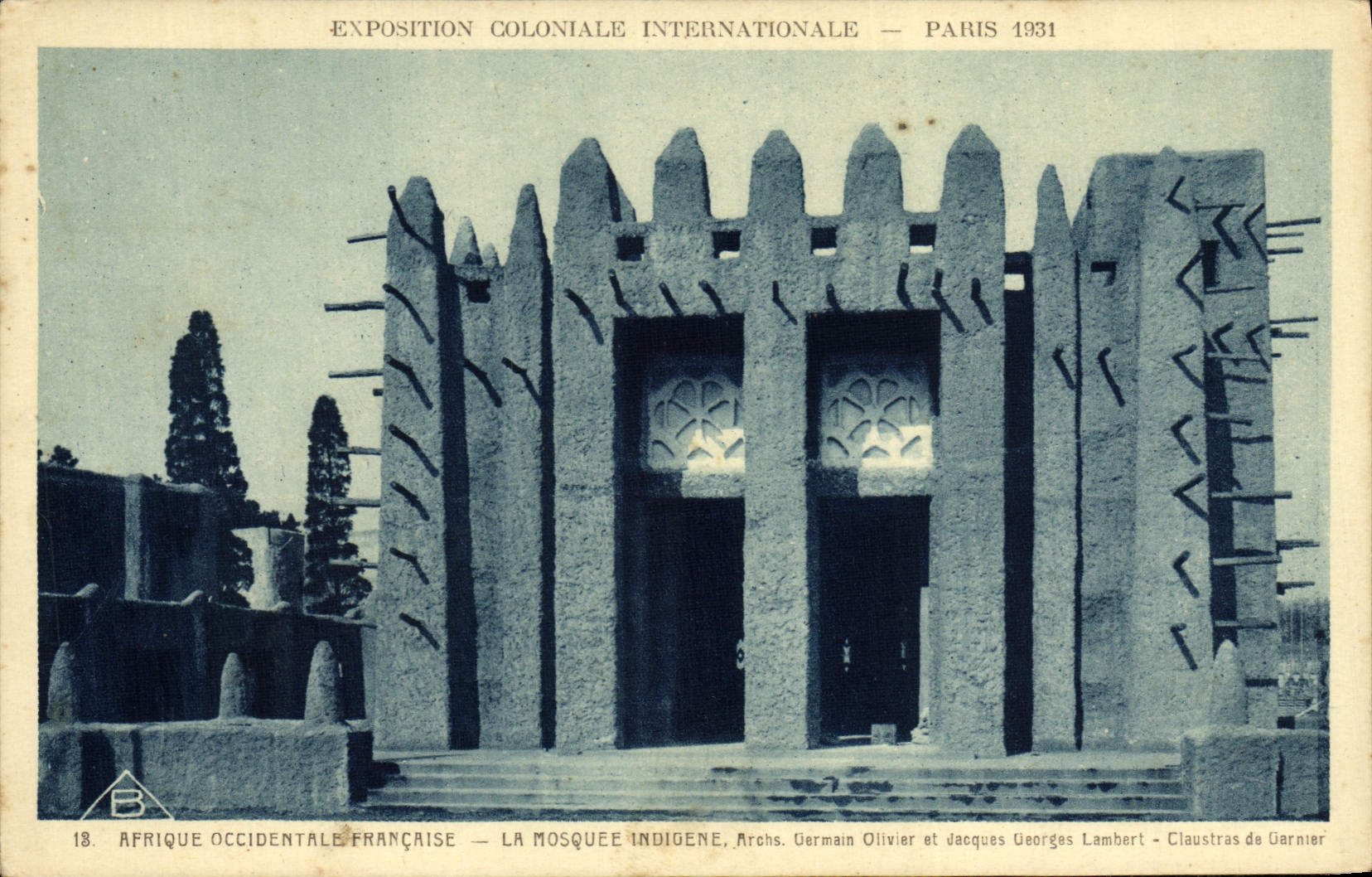 CPA Exposition Coloniale Internationale De Paris 1931 Afrique Occidentale Francaise Mosquee indigene