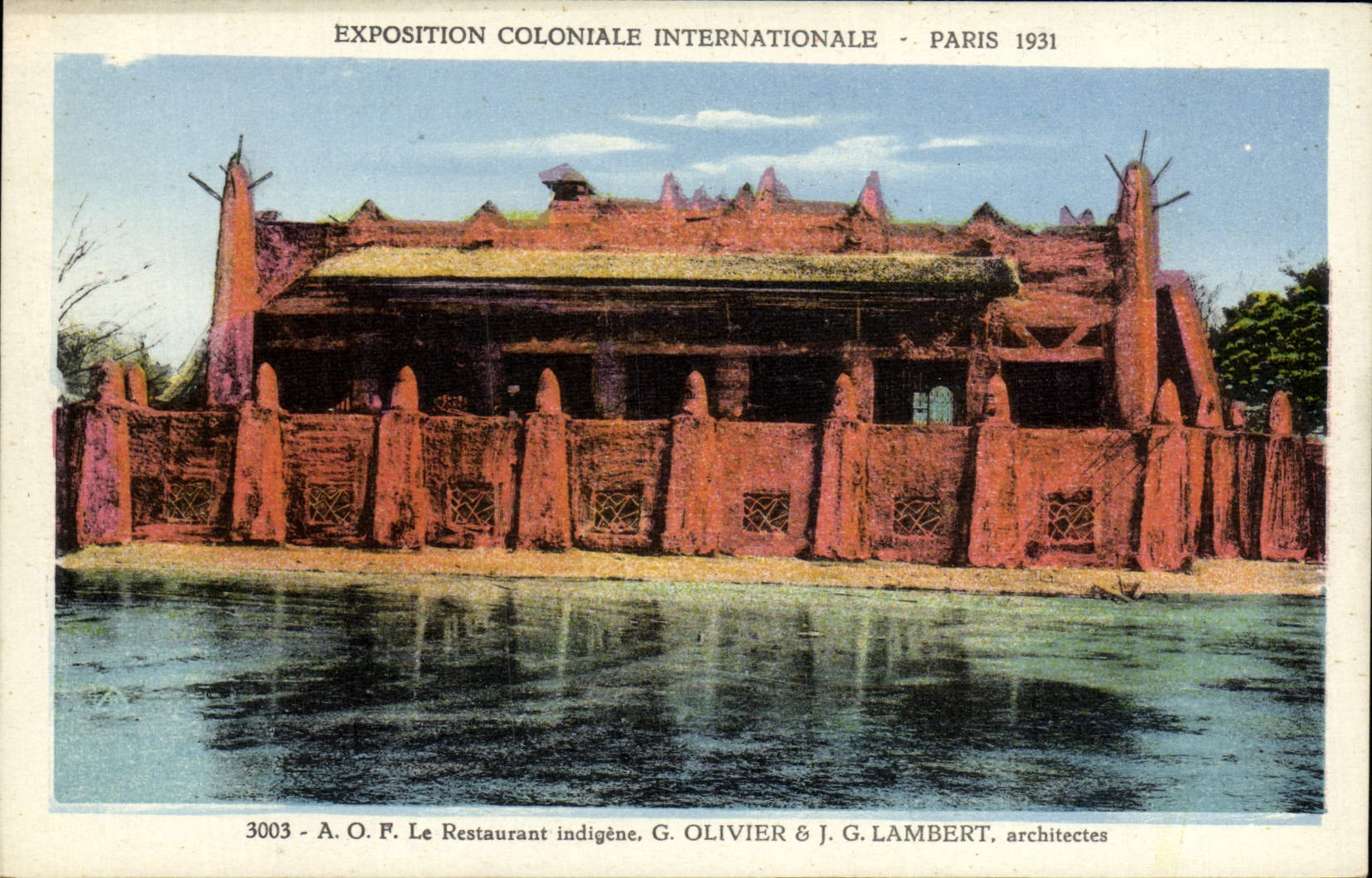 CPA Exposition Coloniale Internationale De Paris 1931 AOF Le restaurant indigene