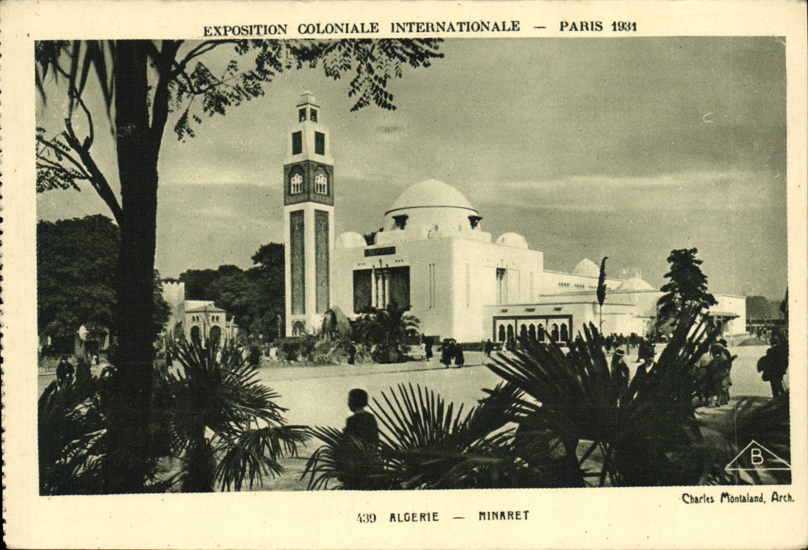 CPA Exposition Coloniale Internationale Paris 1931 Algerie Minaret
