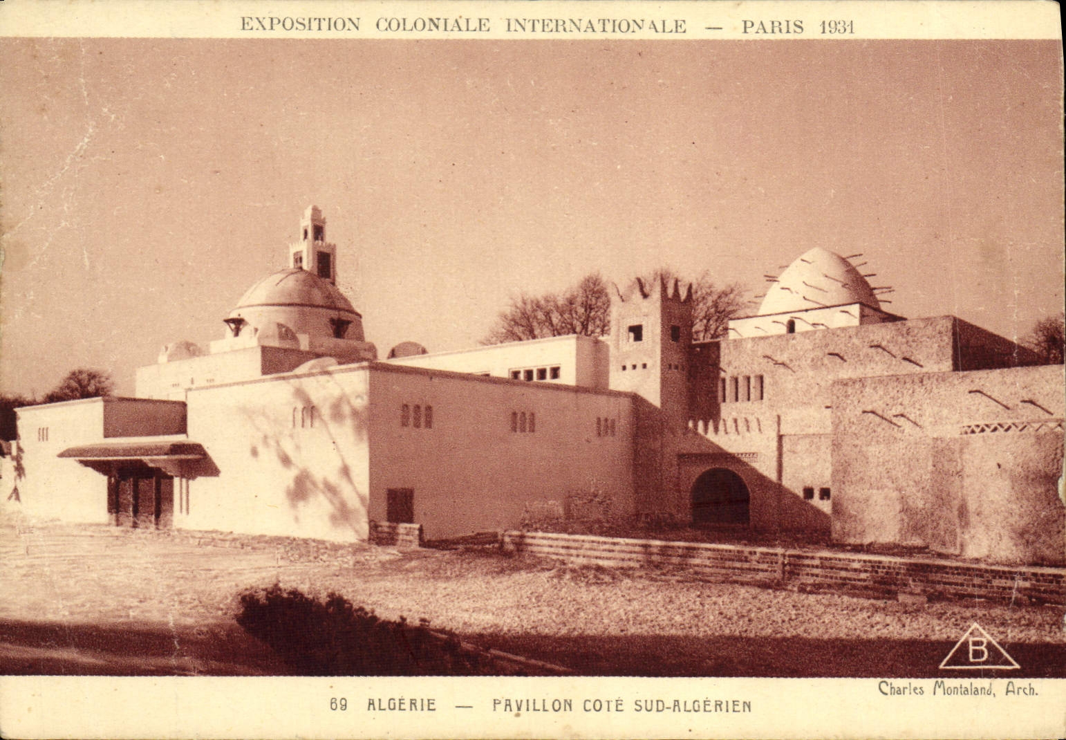 CPA Exposition Coloniale Internationale Paris 1931 Algerie Pavillon Cote sud algerien