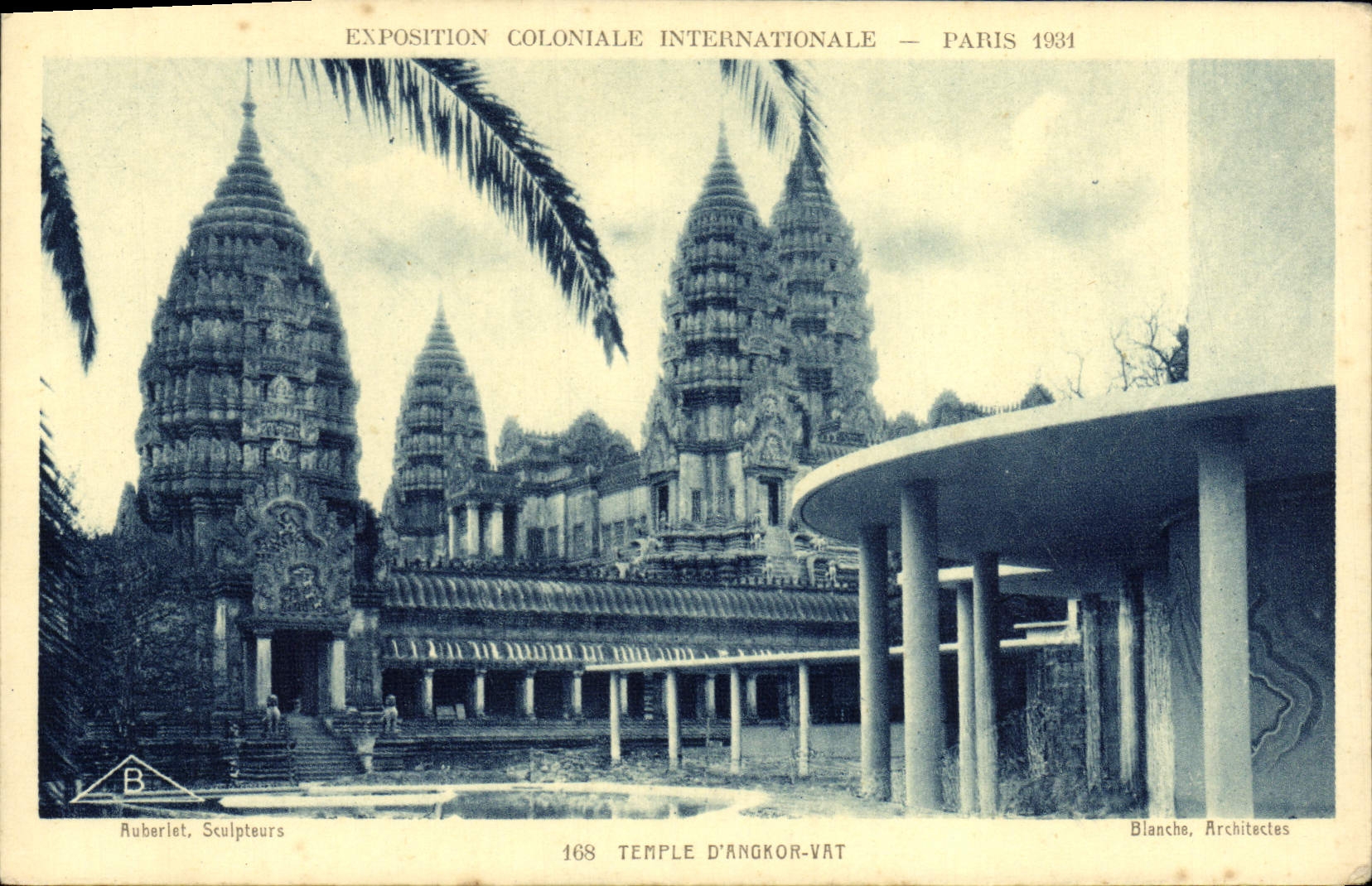 CPA Exposition Coloniale Internationale Paris 1931 Temple d'Angkor Vat