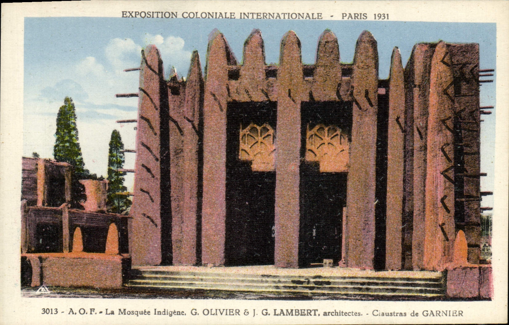 CPA Exposition Coloniale Internationale Paris 1931 AOF La mosquee indigene