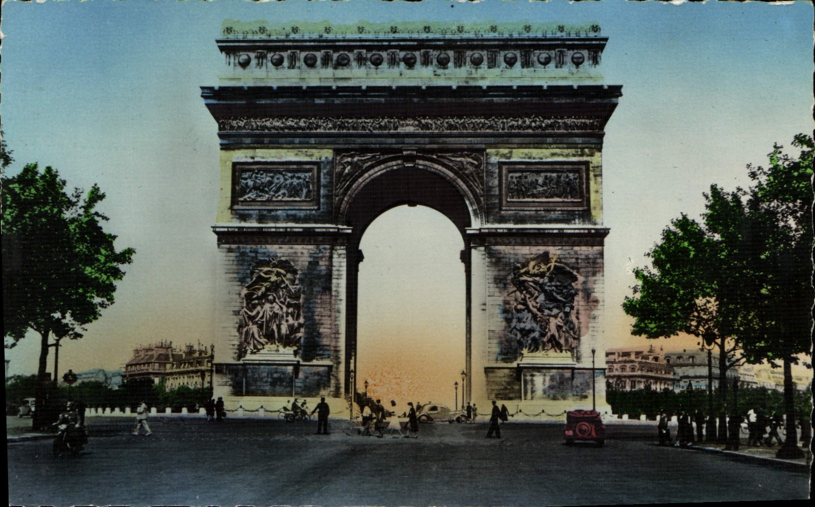 CPA Paris Arc De Triomphe De l'Etoile