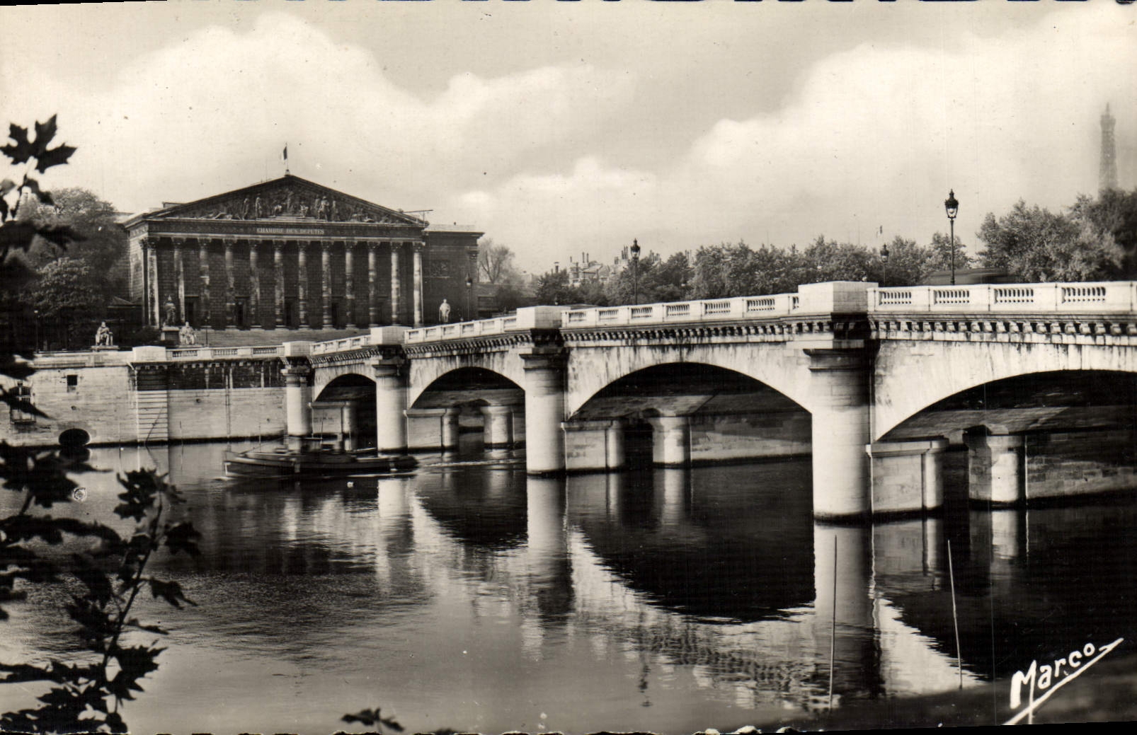 MODERN CARD Our Paris the Bridge Of the Harmony And the House of Commons