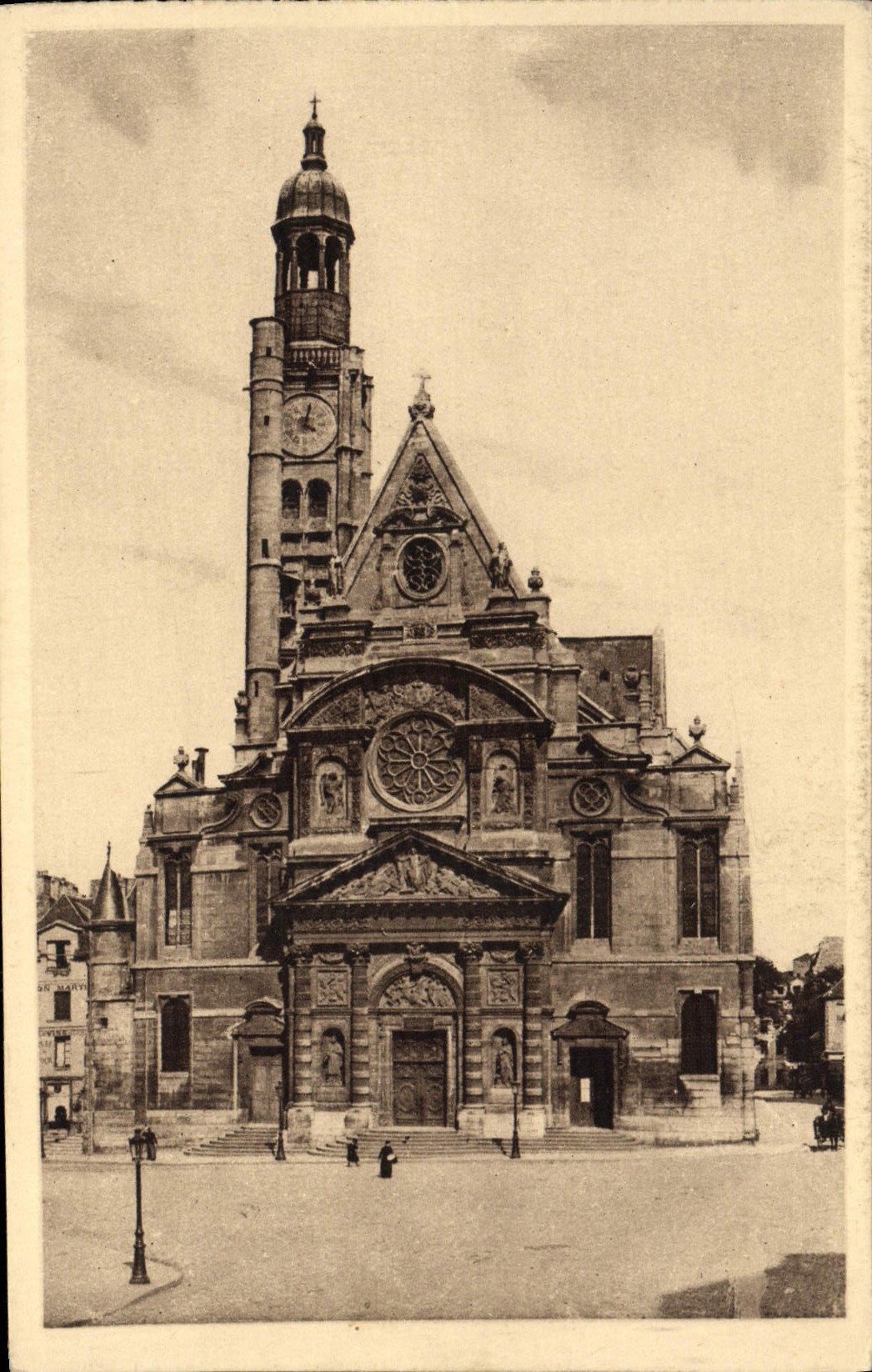 CPA Paris Eglise Saint Etienne Du Mont
