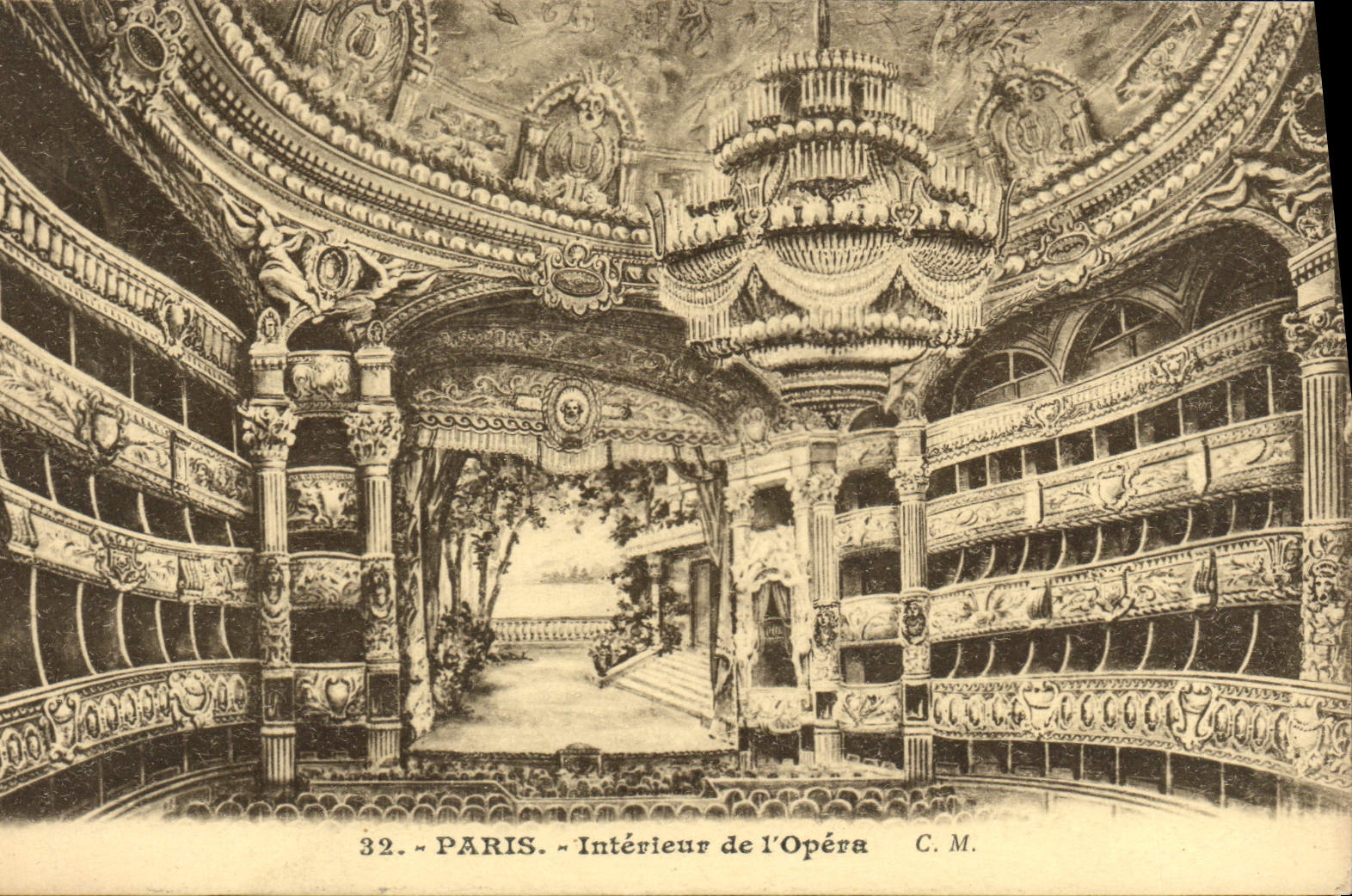 CPA Paris Interieur De l'Opera