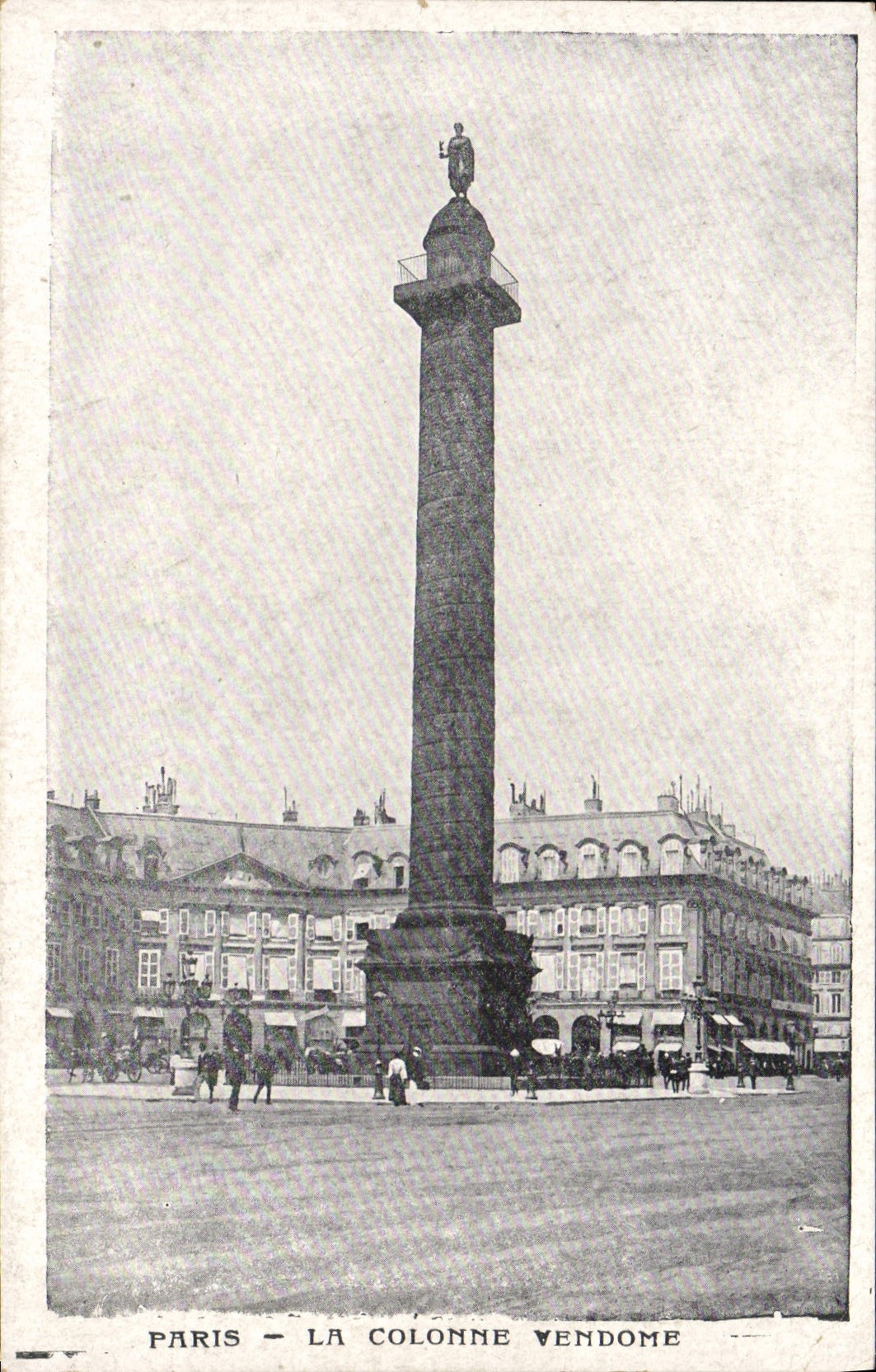CPA Paris La Colonne Vendome