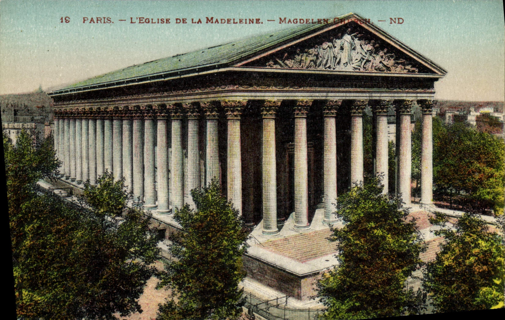 CPA Paris L'Eglise De La Madeleine