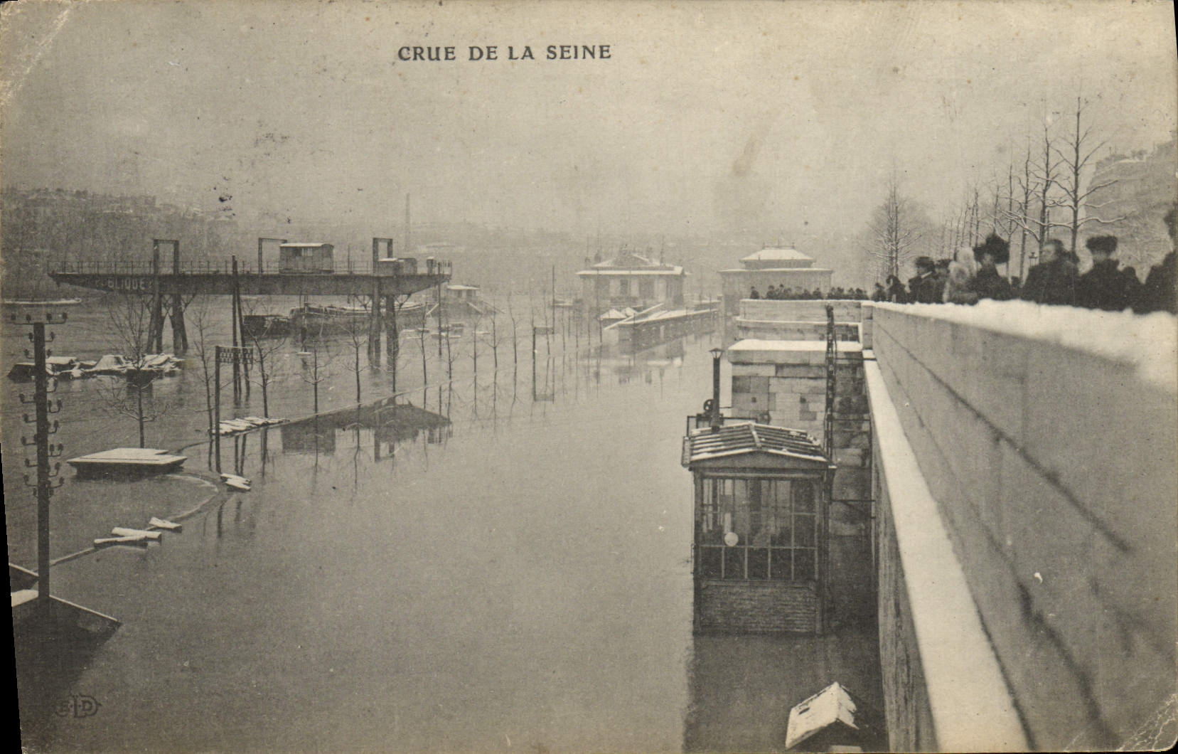 CPA Crue De La Seine Paris