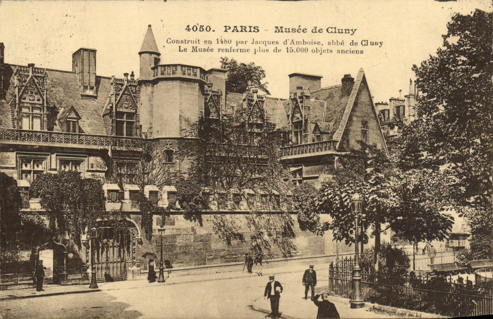 CPA Paris Musee De Cluny 