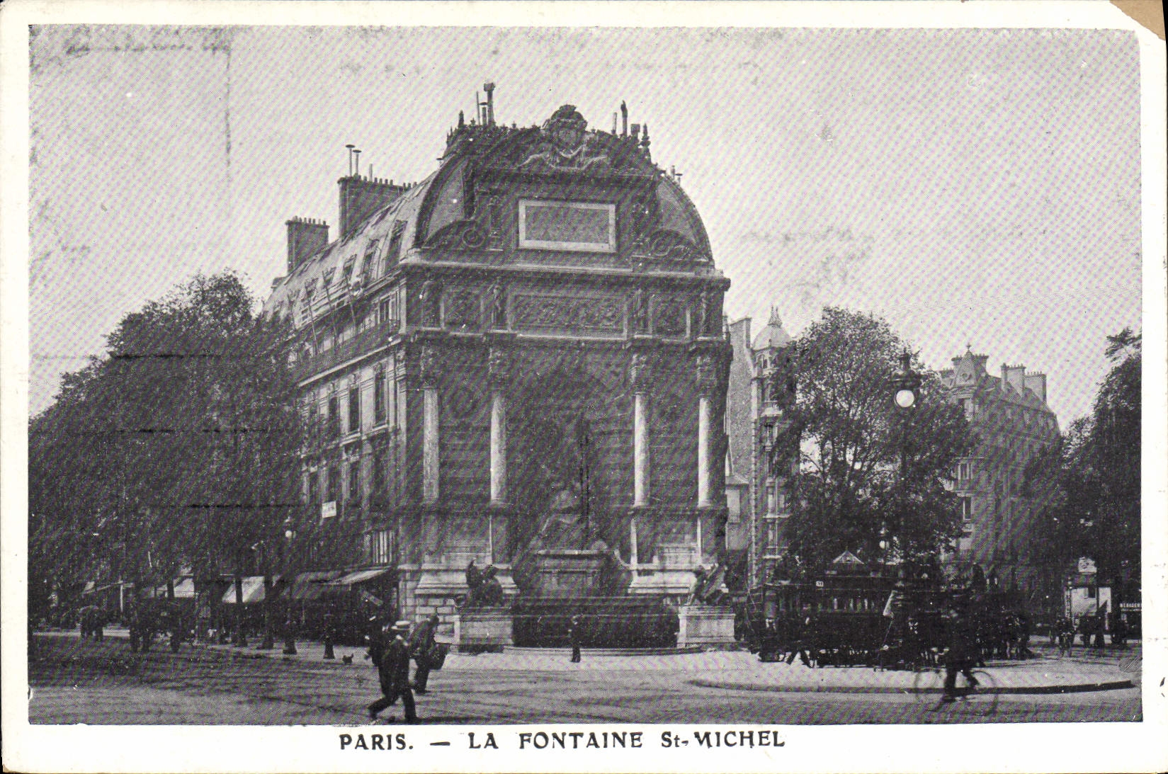 CPA Paris La Fontaine St Michel